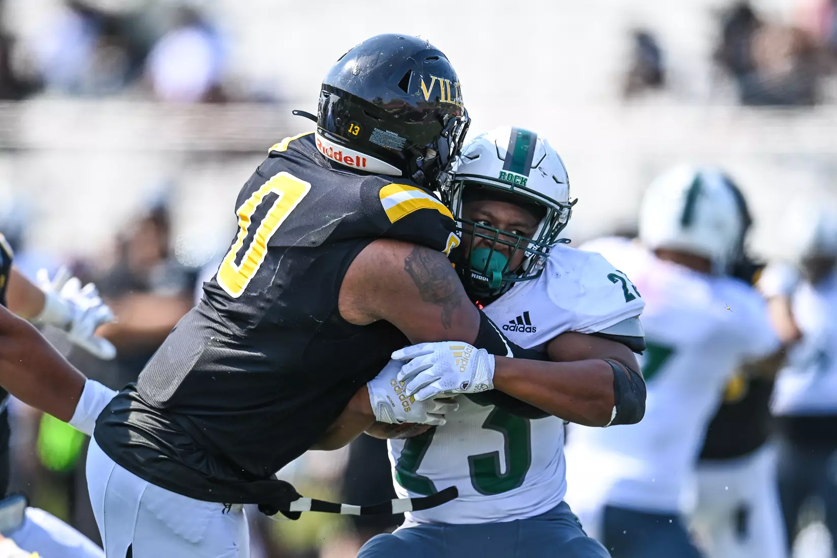Millersville vs. Slippery Rock in football action at Chryst Field at Beimsderfer Stadium in Millersville on Saturday, September 17, 2022.