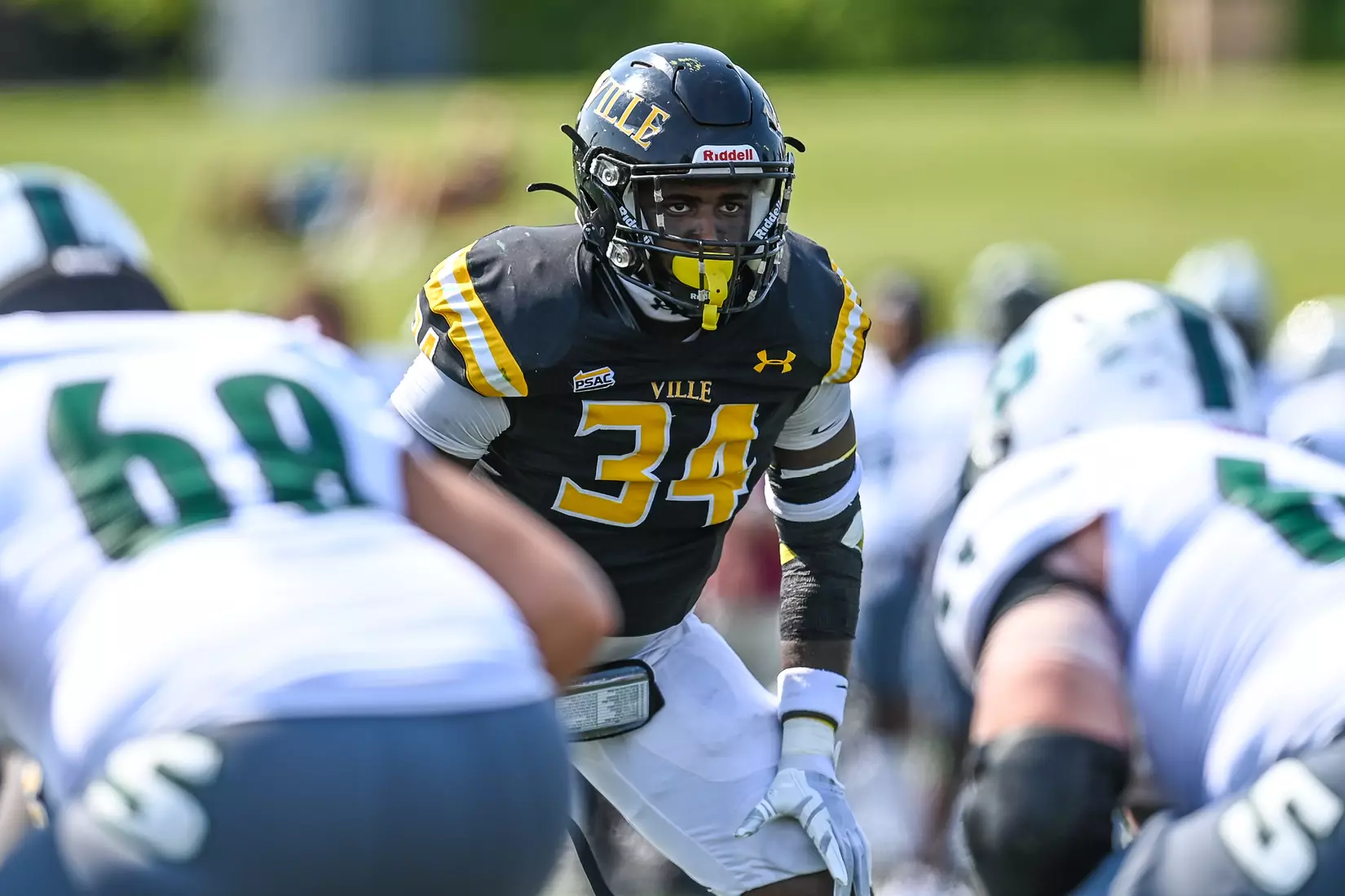 Millersville vs. Slippery Rock in football action at Chryst Field at Beimsderfer Stadium in Millersville on Saturday, September 17, 2022.