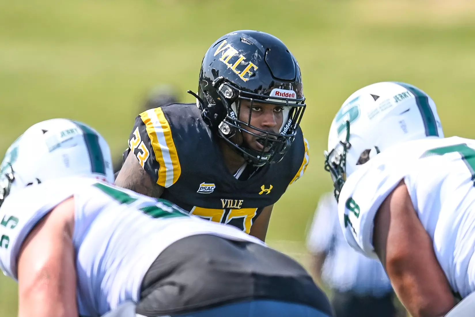 Millersville vs. Slippery Rock in football action at Chryst Field at Beimsderfer Stadium in Millersville on Saturday, September 17, 2022.