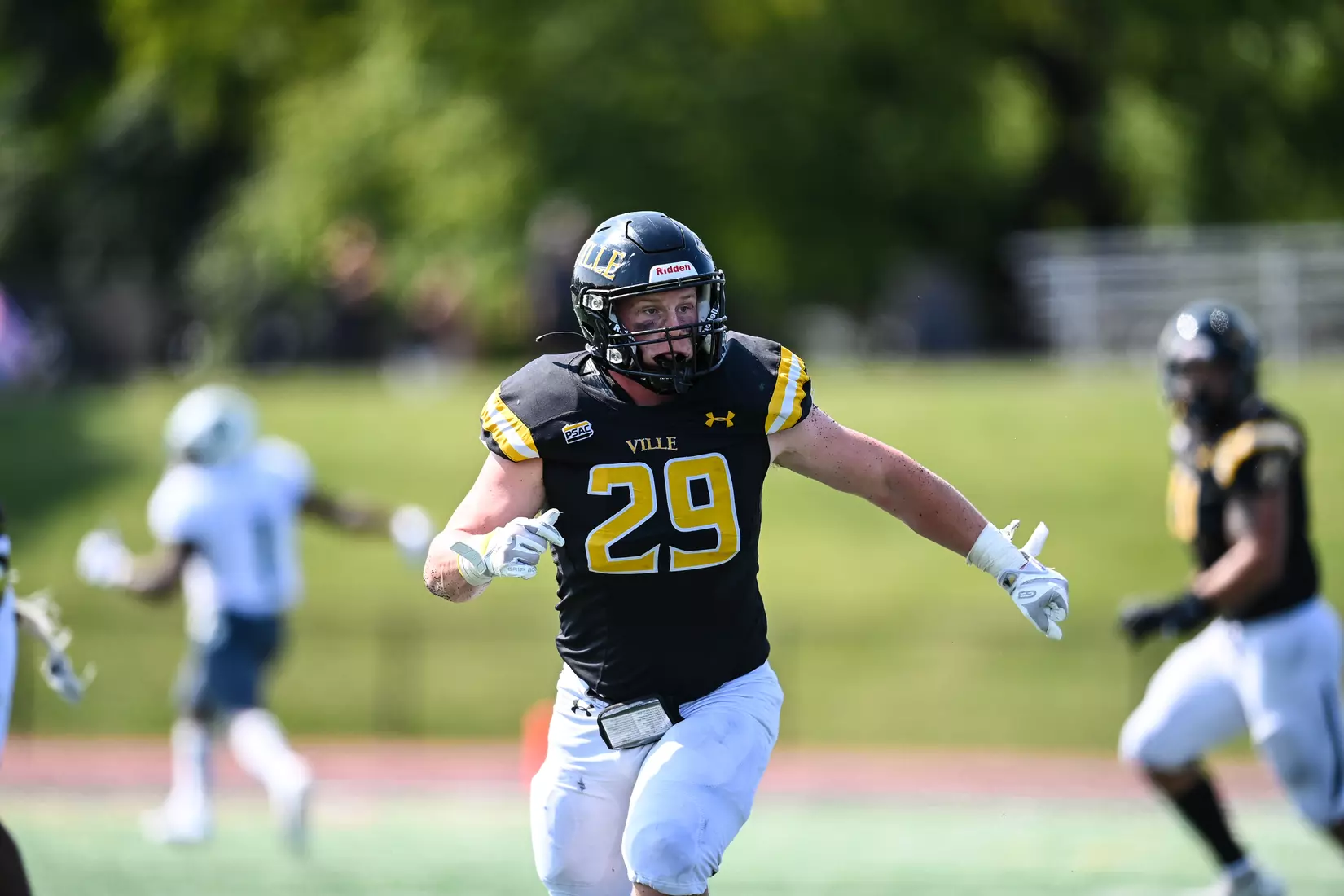 Millersville vs. Slippery Rock in football action at Chryst Field at Beimsderfer Stadium in Millersville on Saturday, September 17, 2022.