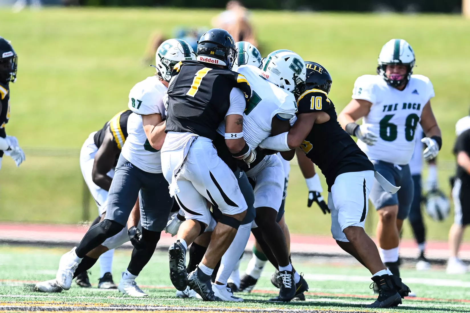 Millersville vs. Slippery Rock in football action at Chryst Field at Beimsderfer Stadium in Millersville on Saturday, September 17, 2022.