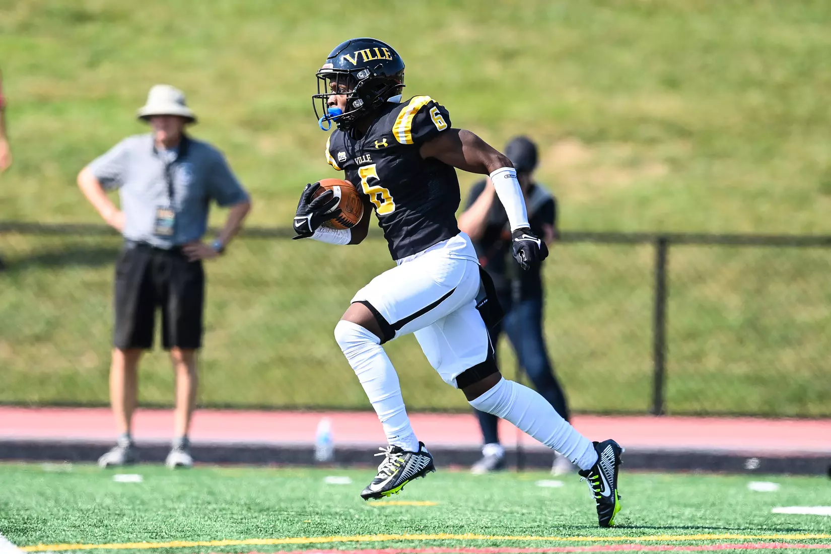 Millersville vs. Slippery Rock in football action at Chryst Field at Beimsderfer Stadium in Millersville on Saturday, September 17, 2022.