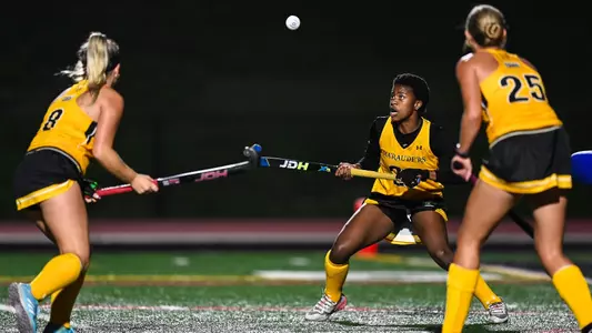 Millersville vs. Mercy in PSAC field hockey action at Biemesderfer Stadium in Millersville on Thursday, September 28, 2023. Mark Palczewski/Millersville Athletics.