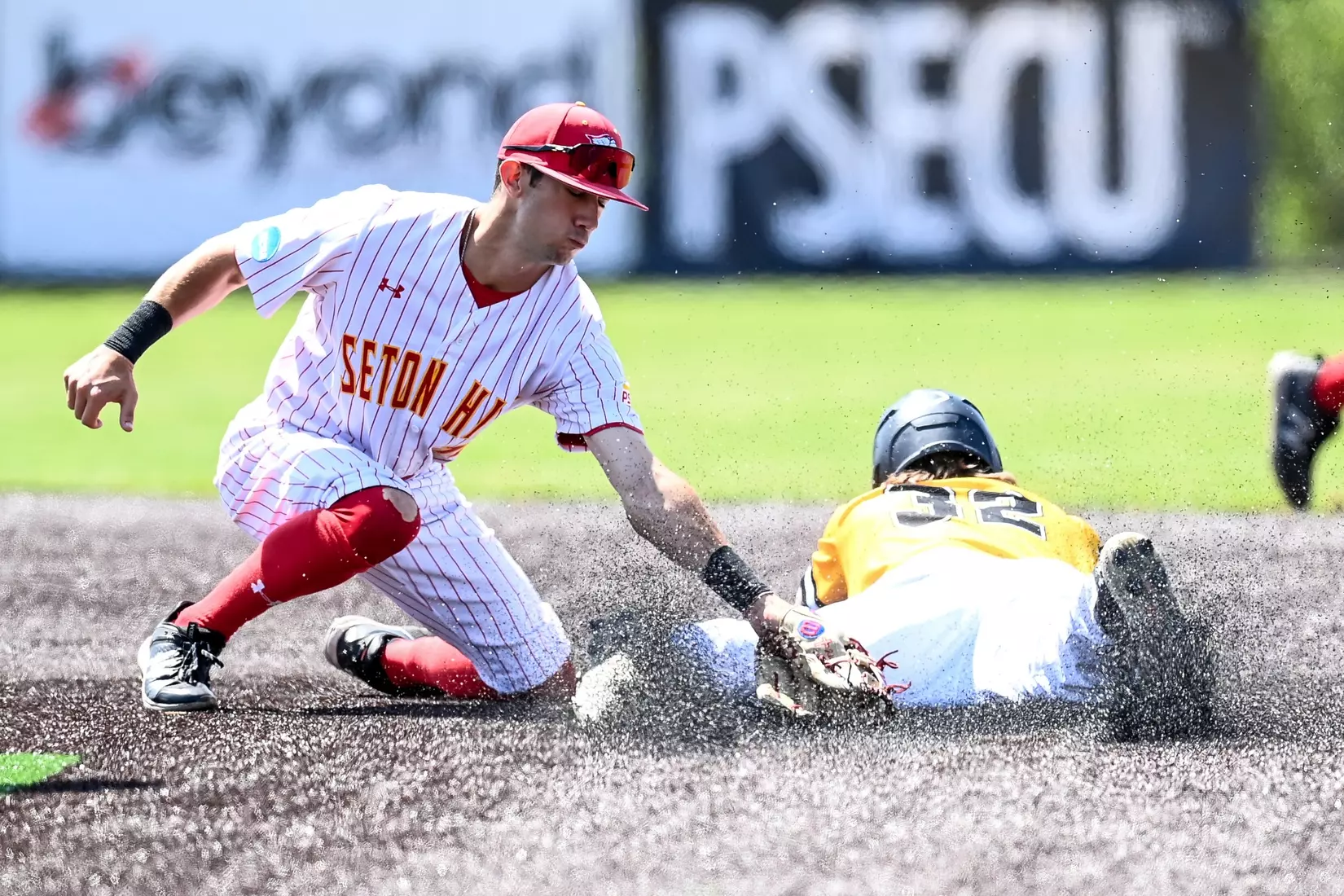 Millersville vs. Seton Hill game 2 of the NCAA DII Atlantic Super Regional action at Cooper Park in Millersville on Saturday, May 27, 2023. Mark Palczewski/Millersville Athletics.