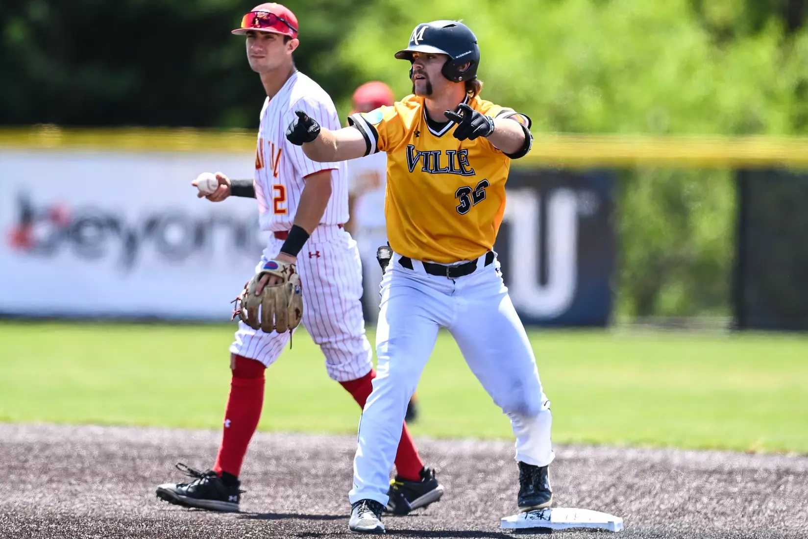Millersville vs. Seton Hill game 2 of the NCAA DII Atlantic Super Regional action at Cooper Park in Millersville on Saturday, May 27, 2023. Mark Palczewski/Millersville Athletics.