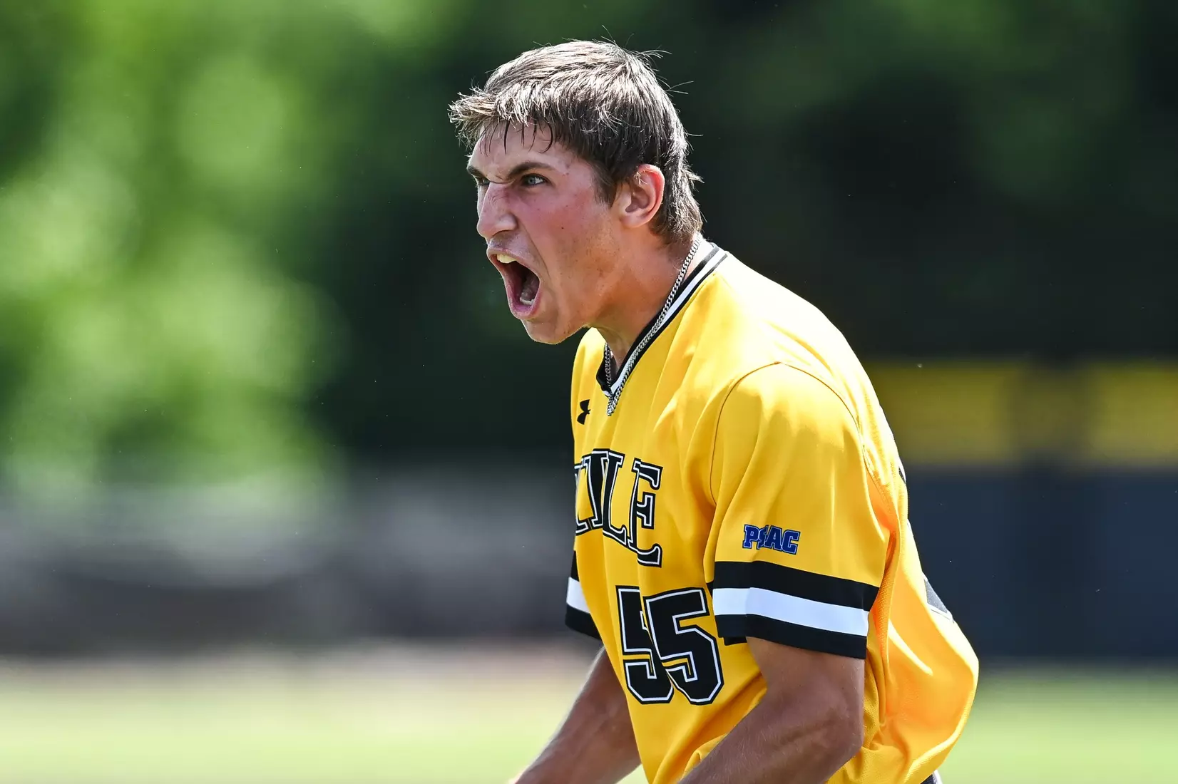 Millersville vs. Seton Hill game 2 of the NCAA DII Atlantic Super Regional action at Cooper Park in Millersville on Saturday, May 27, 2023. Mark Palczewski/Millersville Athletics.