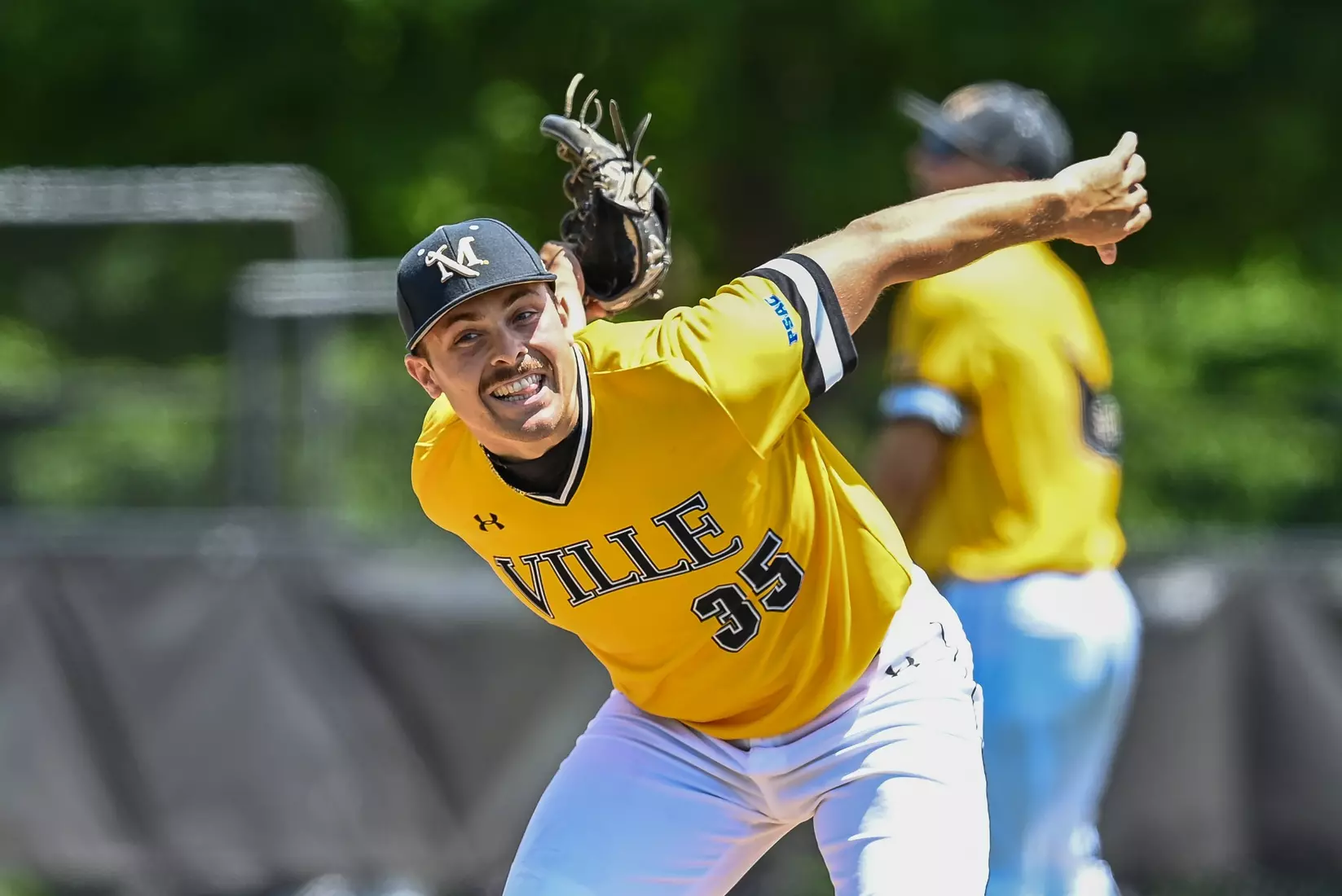 Millersville vs. Seton Hill game 2 of the NCAA DII Atlantic Super Regional action at Cooper Park in Millersville on Saturday, May 27, 2023. Mark Palczewski/Millersville Athletics.