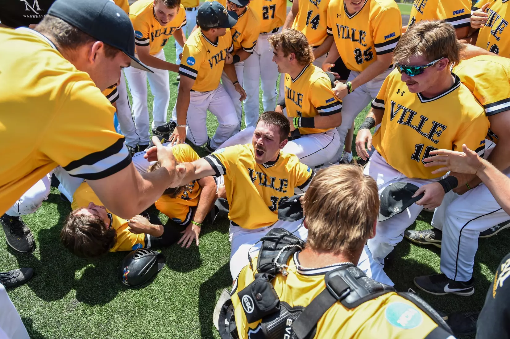 Millersville vs. Seton Hill game 2 of the NCAA DII Atlantic Super Regional action at Cooper Park in Millersville on Saturday, May 27, 2023. Mark Palczewski/Millersville Athletics.