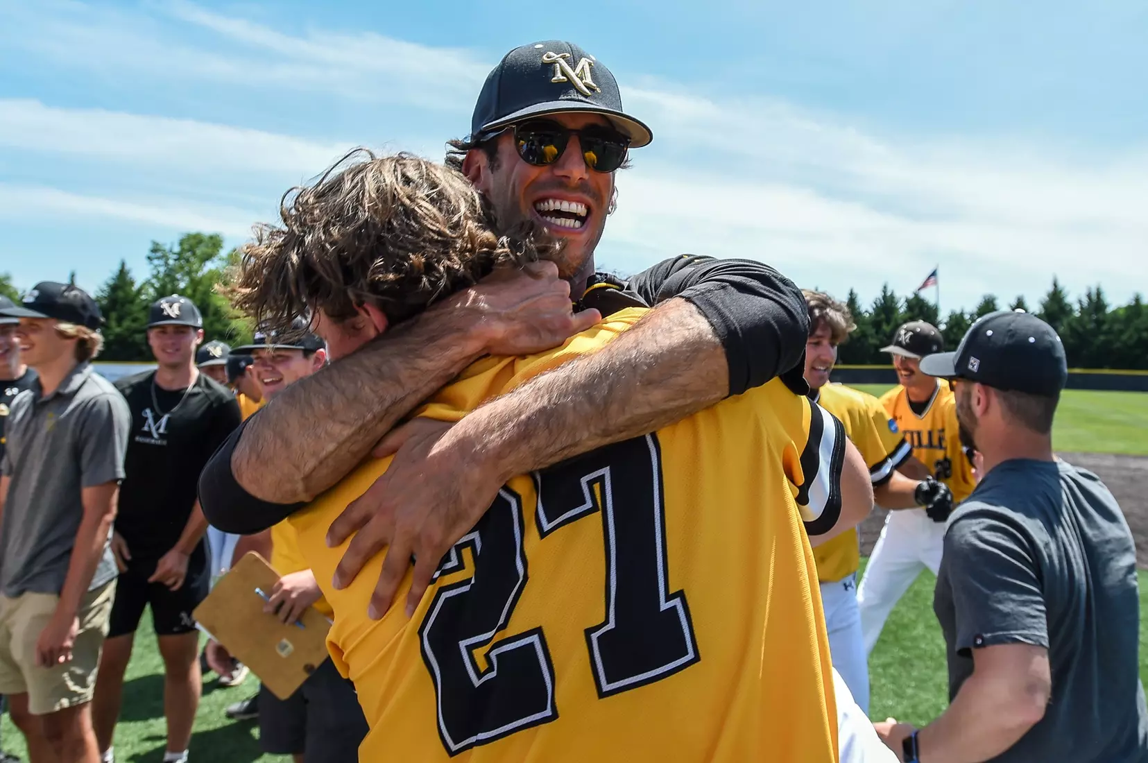 Millersville vs. Seton Hill game 2 of the NCAA DII Atlantic Super Regional action at Cooper Park in Millersville on Saturday, May 27, 2023. Mark Palczewski/Millersville Athletics.