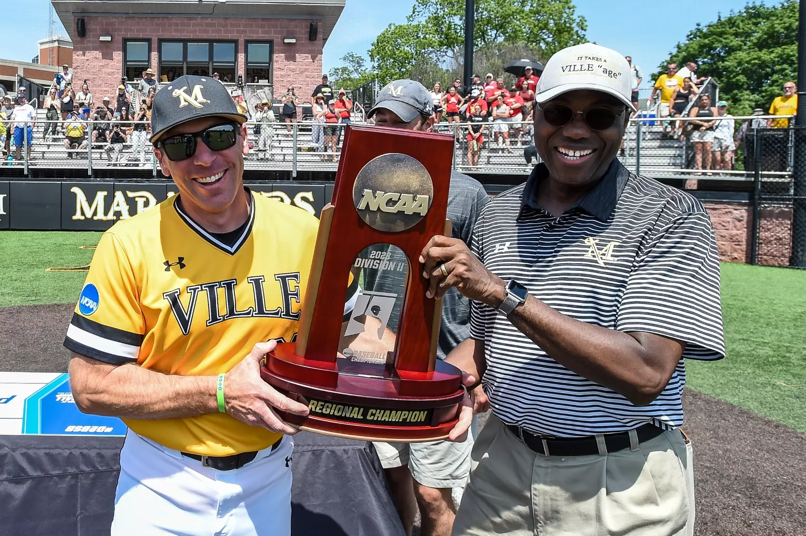 Millersville vs. Seton Hill game 2 of the NCAA DII Atlantic Super Regional action at Cooper Park in Millersville on Saturday, May 27, 2023. Mark Palczewski/Millersville Athletics.