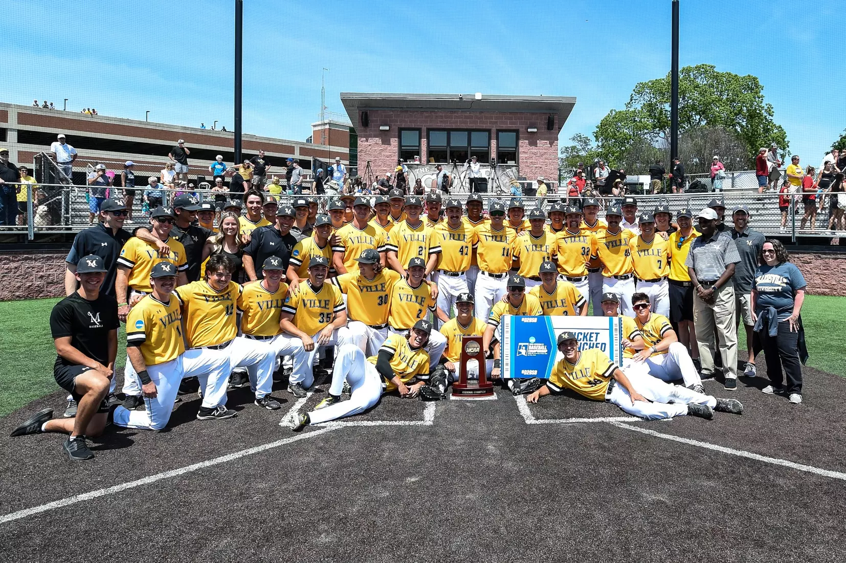 Millersville vs. Seton Hill game 2 of the NCAA DII Atlantic Super Regional action at Cooper Park in Millersville on Saturday, May 27, 2023. Mark Palczewski/Millersville Athletics.