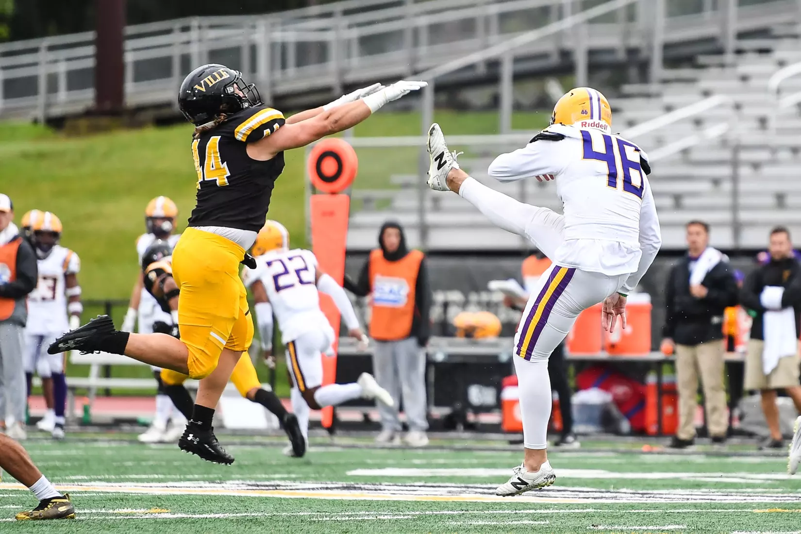 Millersville vs. West Chester in PSAC football action at Biemesderfer Stadium in Millersville on Saturday, September 23, 2023. Mark Palczewski/Millersville Athletics.