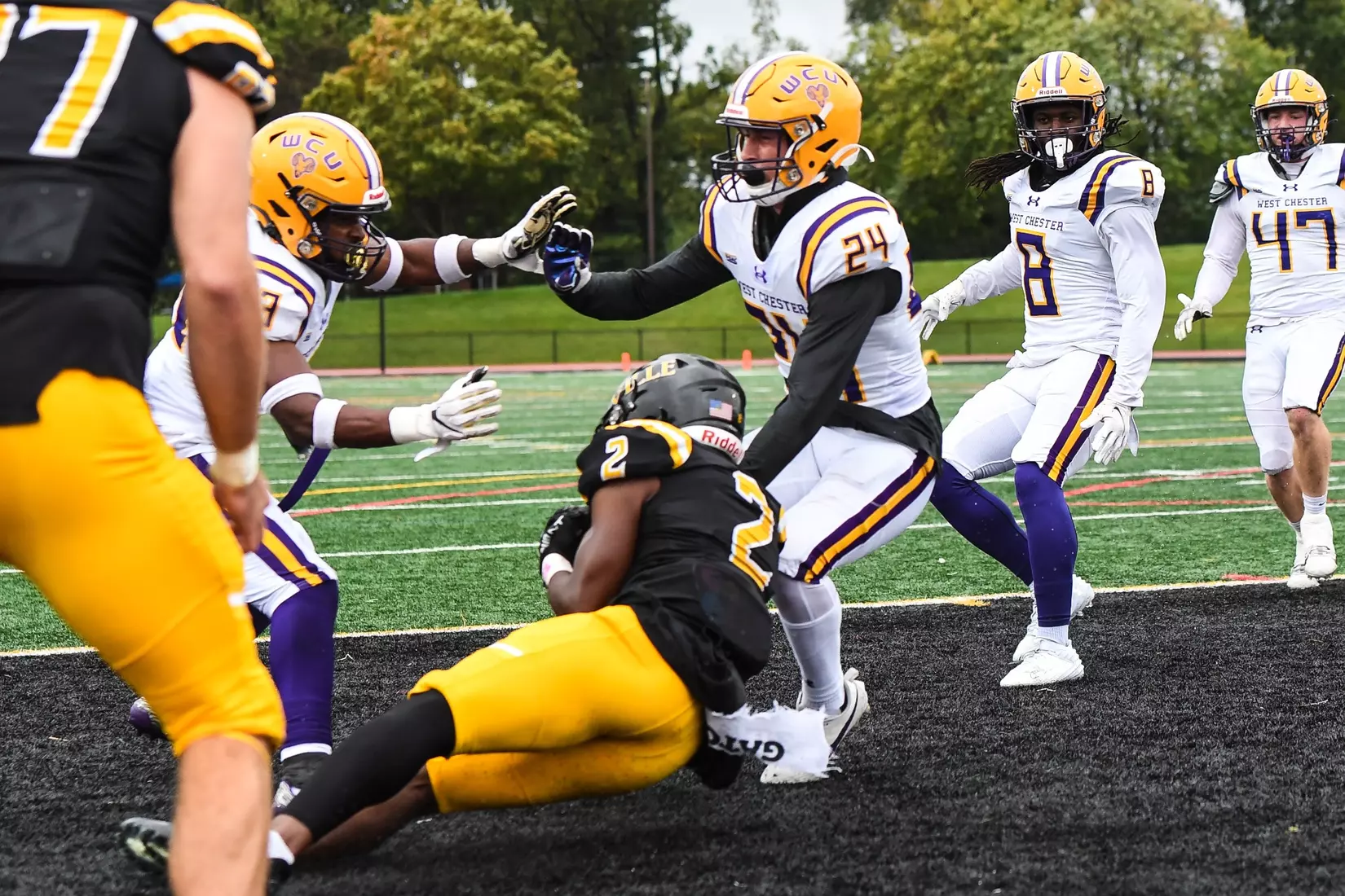 Millersville vs. West Chester in PSAC football action at Biemesderfer Stadium in Millersville on Saturday, September 23, 2023. Mark Palczewski/Millersville Athletics.