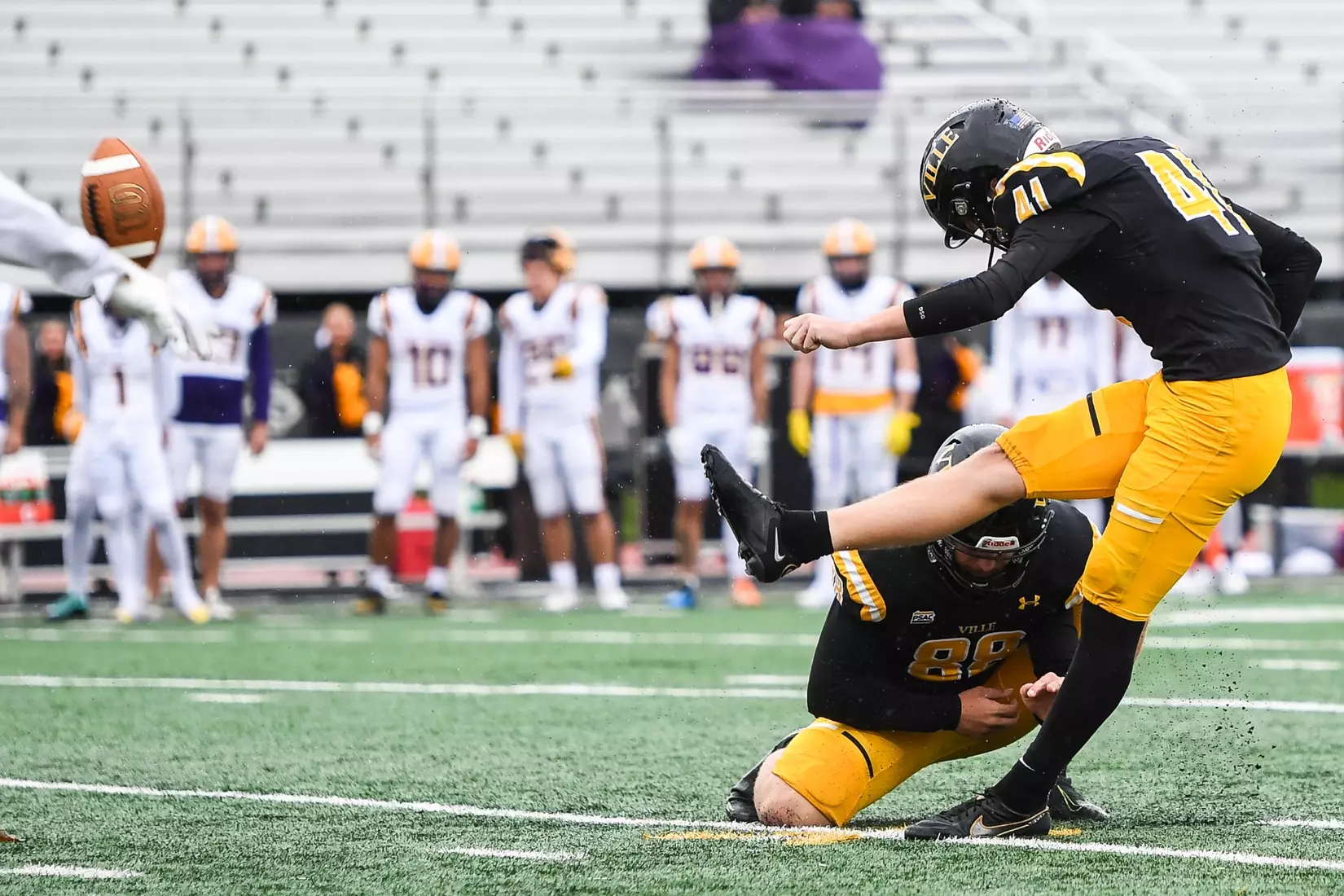 Millersville vs. West Chester in PSAC football action at Biemesderfer Stadium in Millersville on Saturday, September 23, 2023. Mark Palczewski/Millersville Athletics.