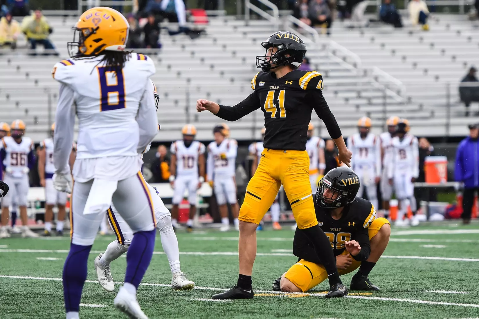 Millersville vs. West Chester in PSAC football action at Biemesderfer Stadium in Millersville on Saturday, September 23, 2023. Mark Palczewski/Millersville Athletics.