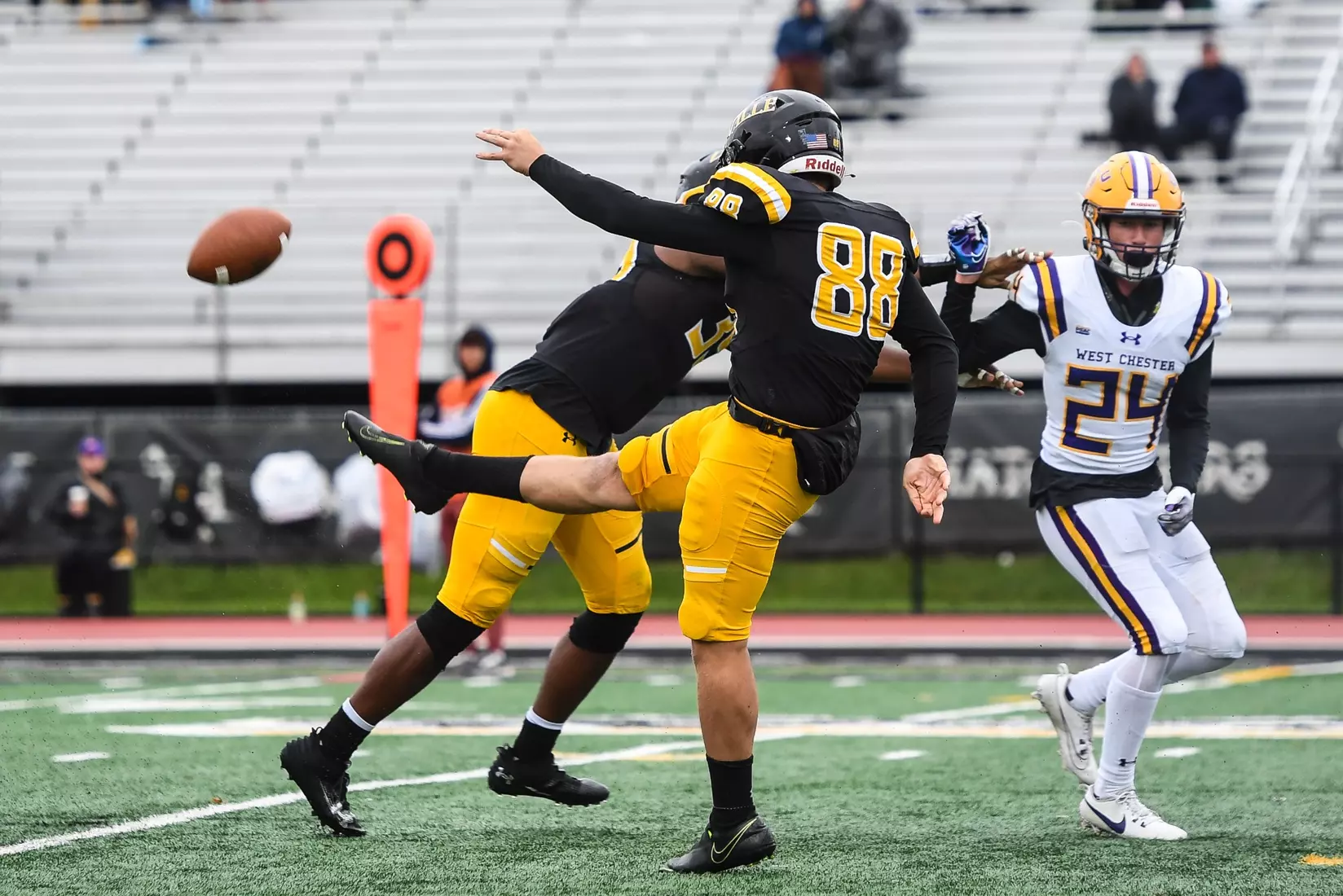 Millersville vs. West Chester in PSAC football action at Biemesderfer Stadium in Millersville on Saturday, September 23, 2023. Mark Palczewski/Millersville Athletics.