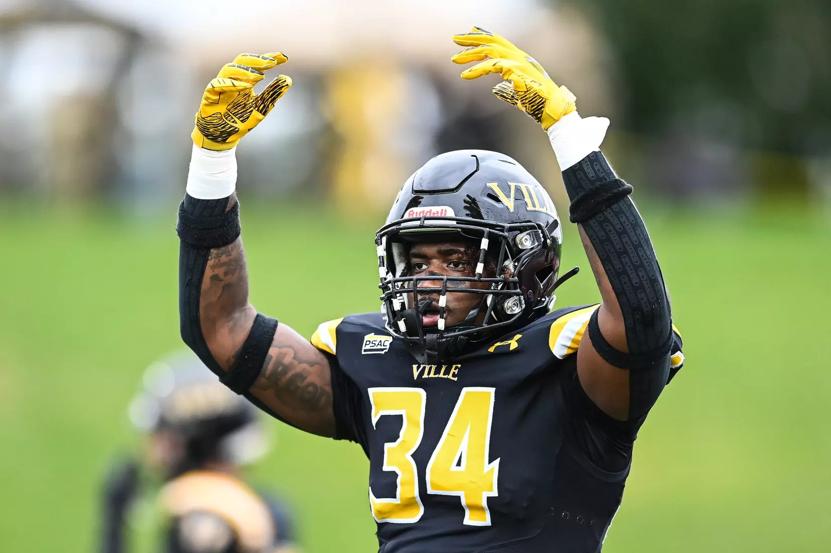 Millersville vs. West Chester in PSAC football action at Biemesderfer Stadium in Millersville on Saturday, September 23, 2023. Mark Palczewski/Millersville Athletics.