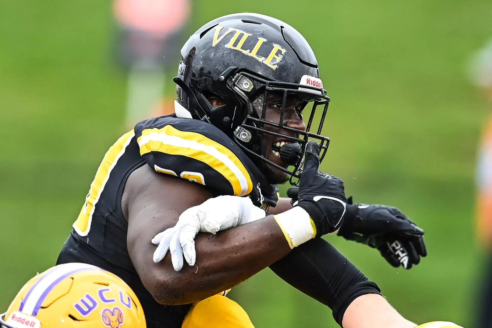 Millersville vs. West Chester in PSAC football action at Biemesderfer Stadium in Millersville on Saturday, September 23, 2023. Mark Palczewski/Millersville Athletics.