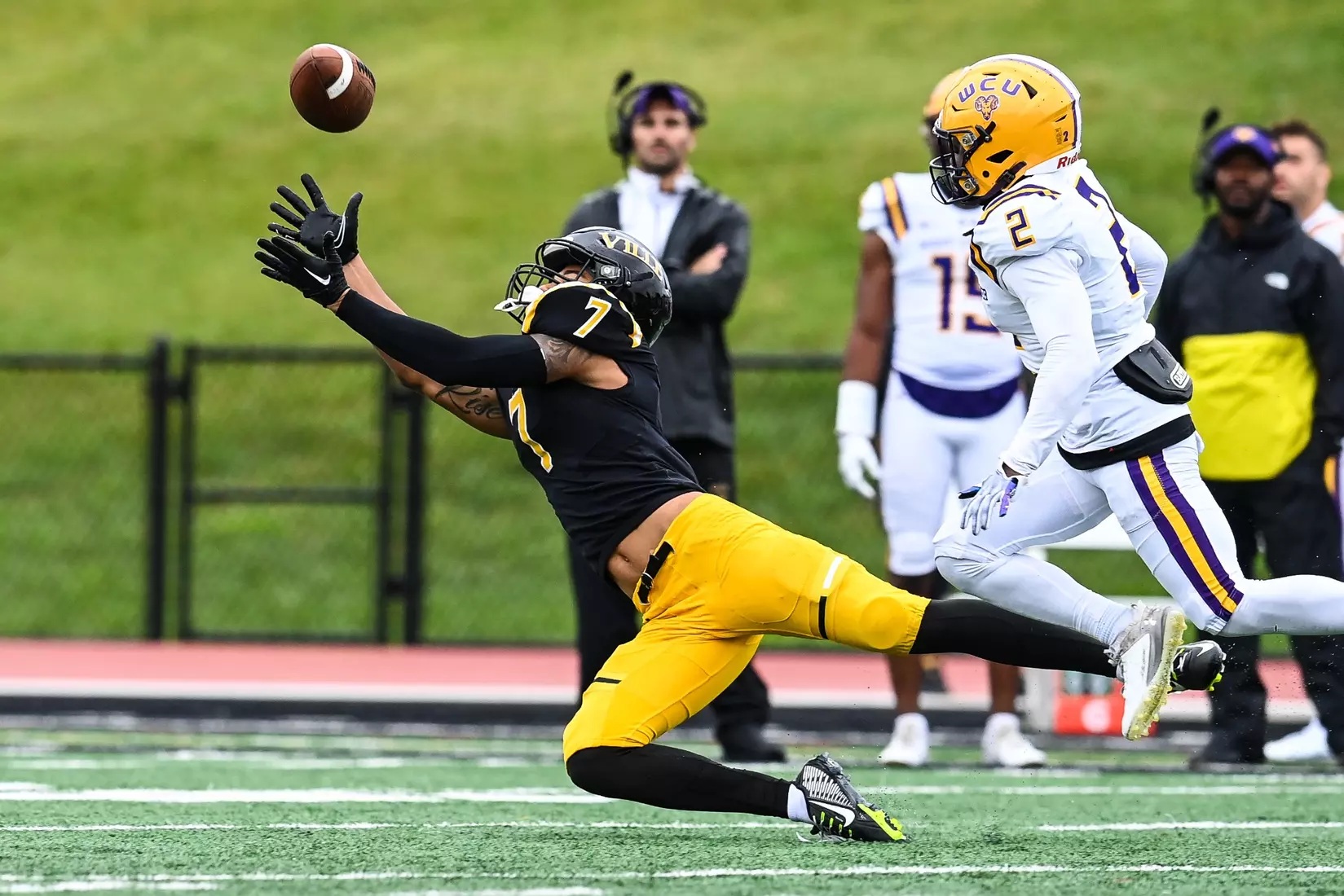 Millersville vs. West Chester in PSAC football action at Biemesderfer Stadium in Millersville on Saturday, September 23, 2023. Mark Palczewski/Millersville Athletics.