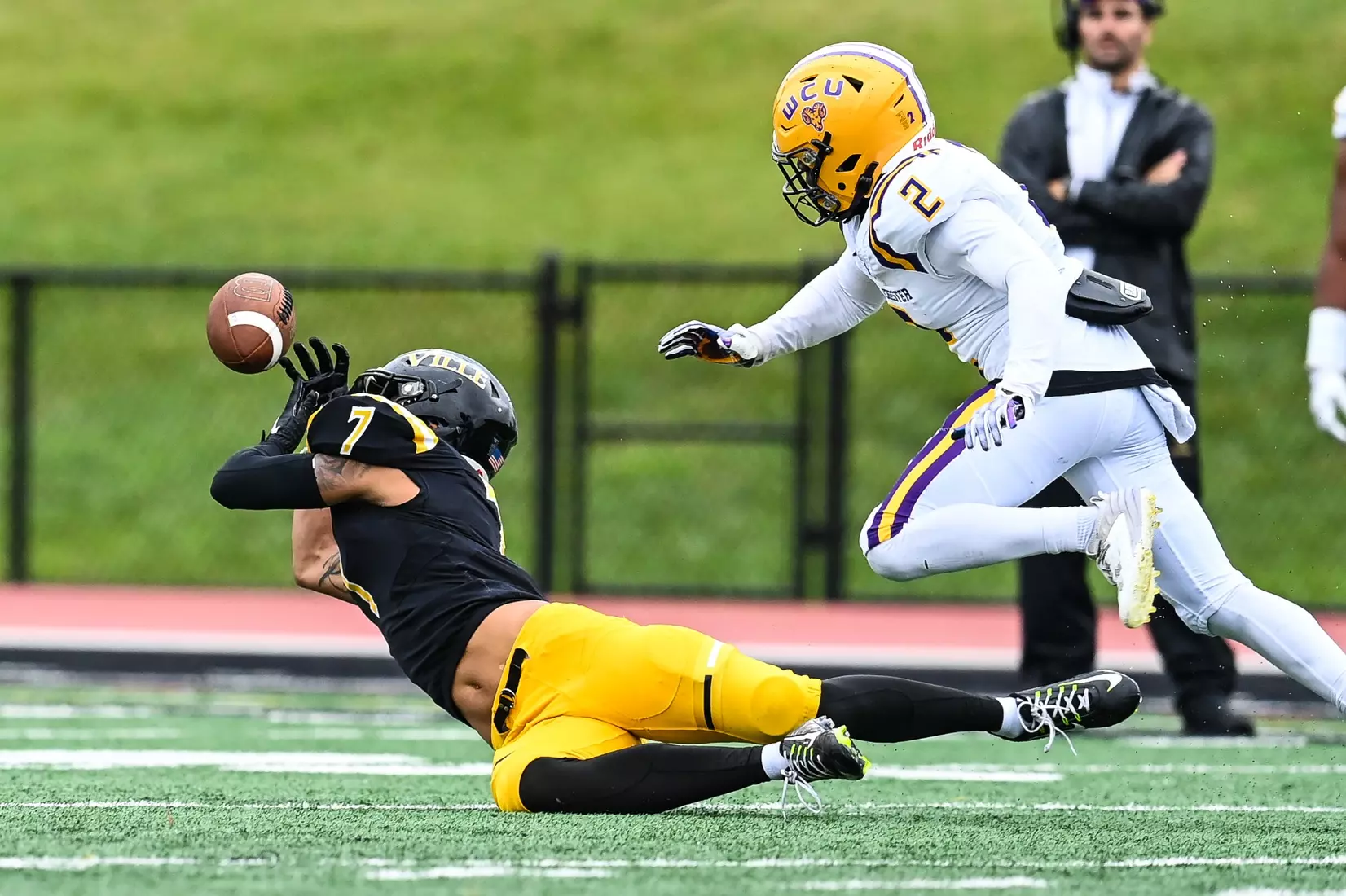 Millersville vs. West Chester in PSAC football action at Biemesderfer Stadium in Millersville on Saturday, September 23, 2023. Mark Palczewski/Millersville Athletics.