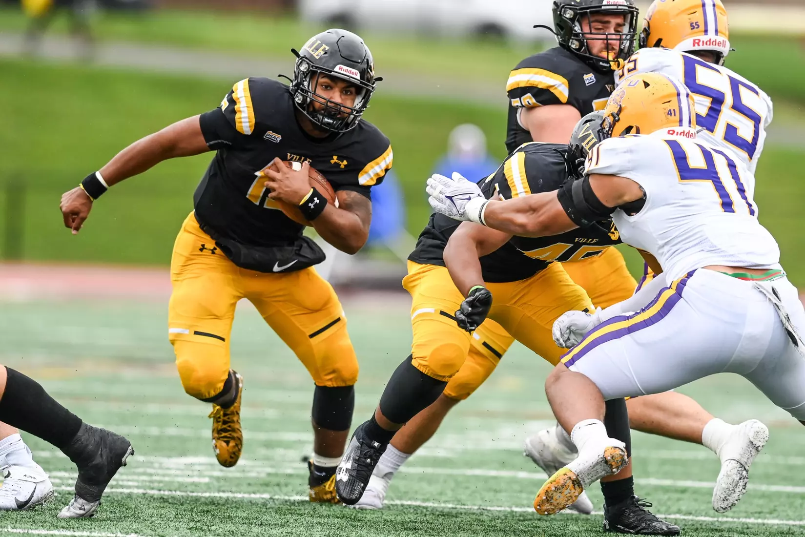Millersville vs. West Chester in PSAC football action at Biemesderfer Stadium in Millersville on Saturday, September 23, 2023. Mark Palczewski/Millersville Athletics.