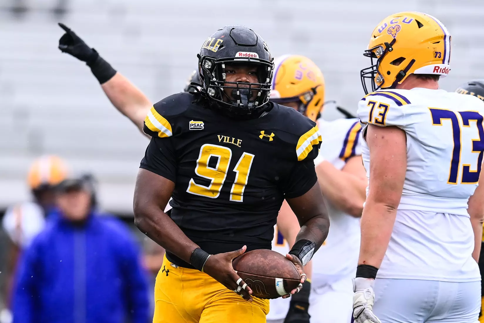 Millersville vs. West Chester in PSAC football action at Biemesderfer Stadium in Millersville on Saturday, September 23, 2023. Mark Palczewski/Millersville Athletics.