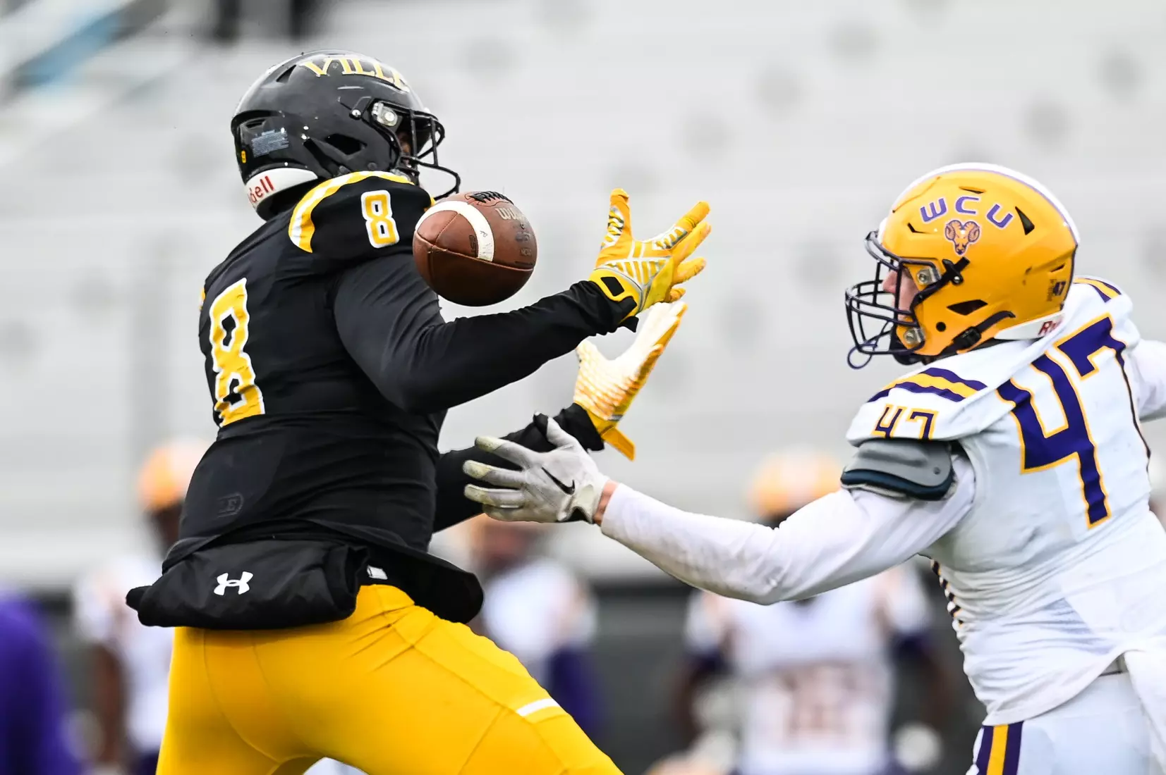 Millersville vs. West Chester in PSAC football action at Biemesderfer Stadium in Millersville on Saturday, September 23, 2023. Mark Palczewski/Millersville Athletics.