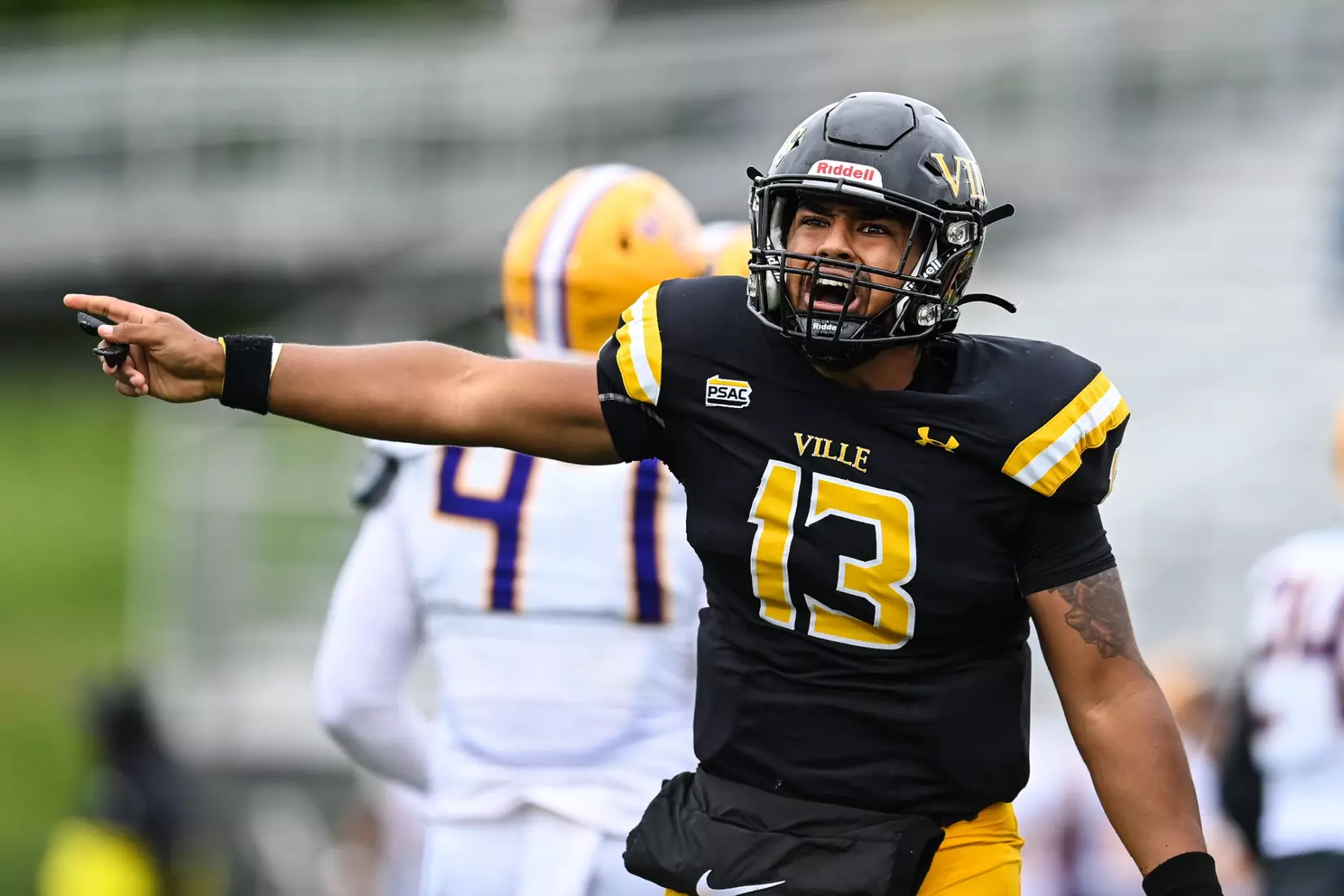 Millersville vs. West Chester in PSAC football action at Biemesderfer Stadium in Millersville on Saturday, September 23, 2023. Mark Palczewski/Millersville Athletics.