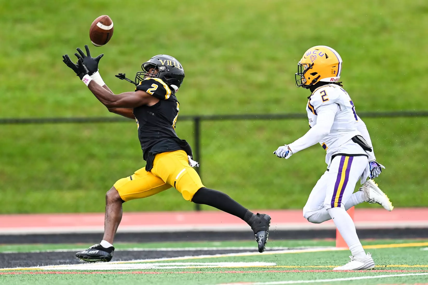 Millersville vs. West Chester in PSAC football action at Biemesderfer Stadium in Millersville on Saturday, September 23, 2023. Mark Palczewski/Millersville Athletics.
