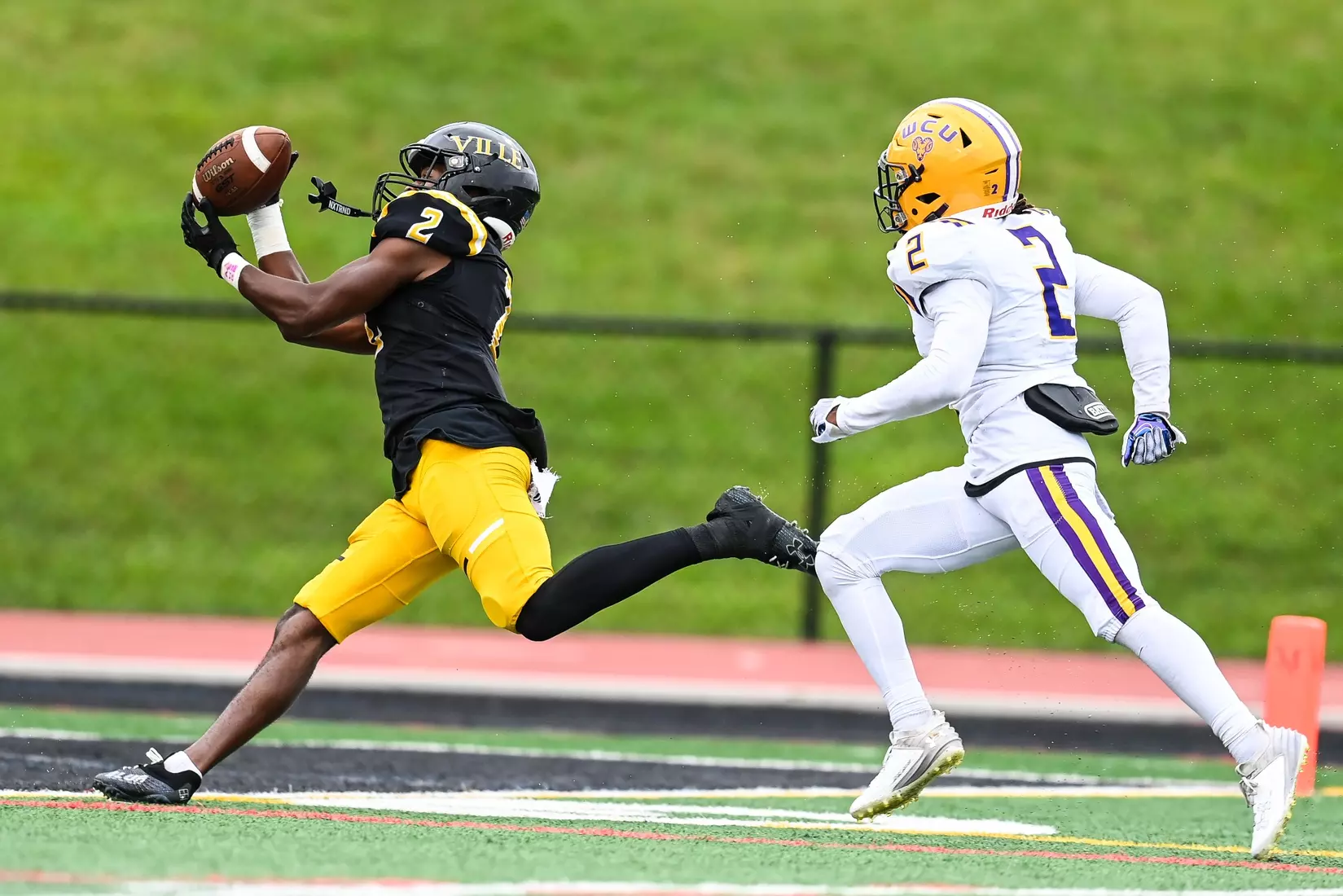 Millersville vs. West Chester in PSAC football action at Biemesderfer Stadium in Millersville on Saturday, September 23, 2023. Mark Palczewski/Millersville Athletics.