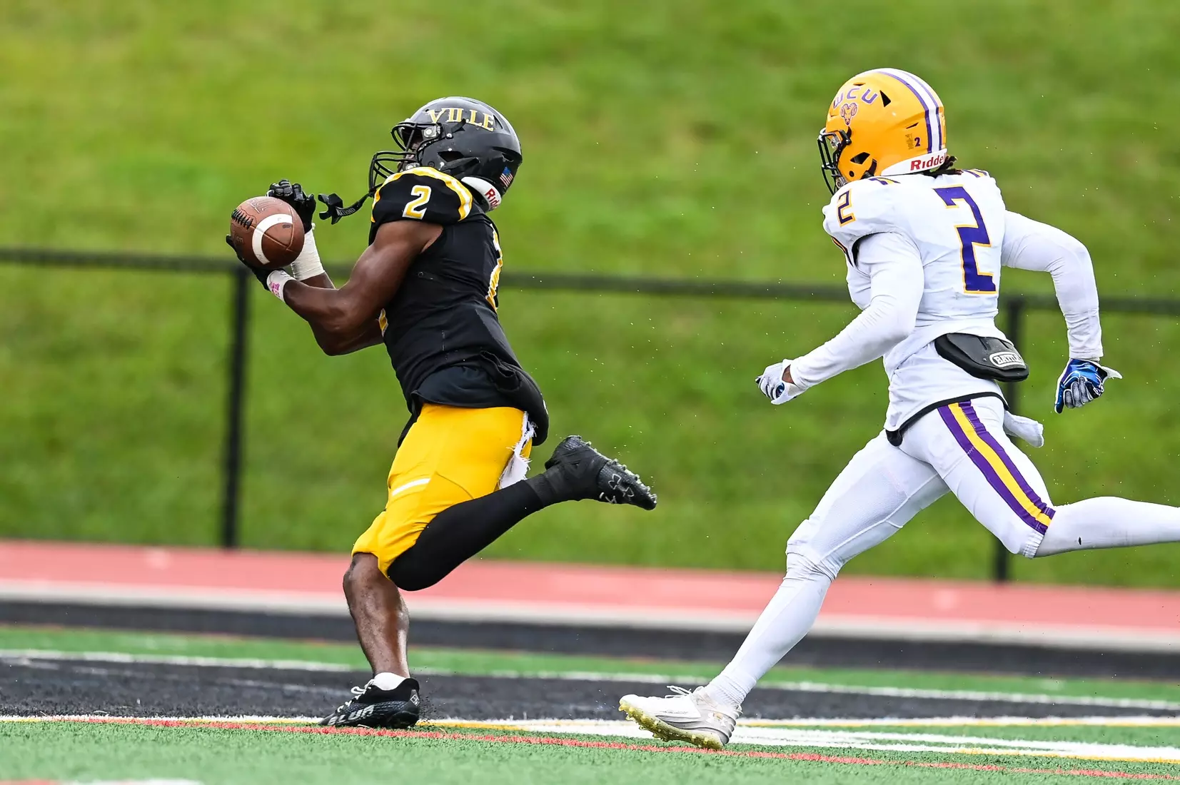 Millersville vs. West Chester in PSAC football action at Biemesderfer Stadium in Millersville on Saturday, September 23, 2023. Mark Palczewski/Millersville Athletics.