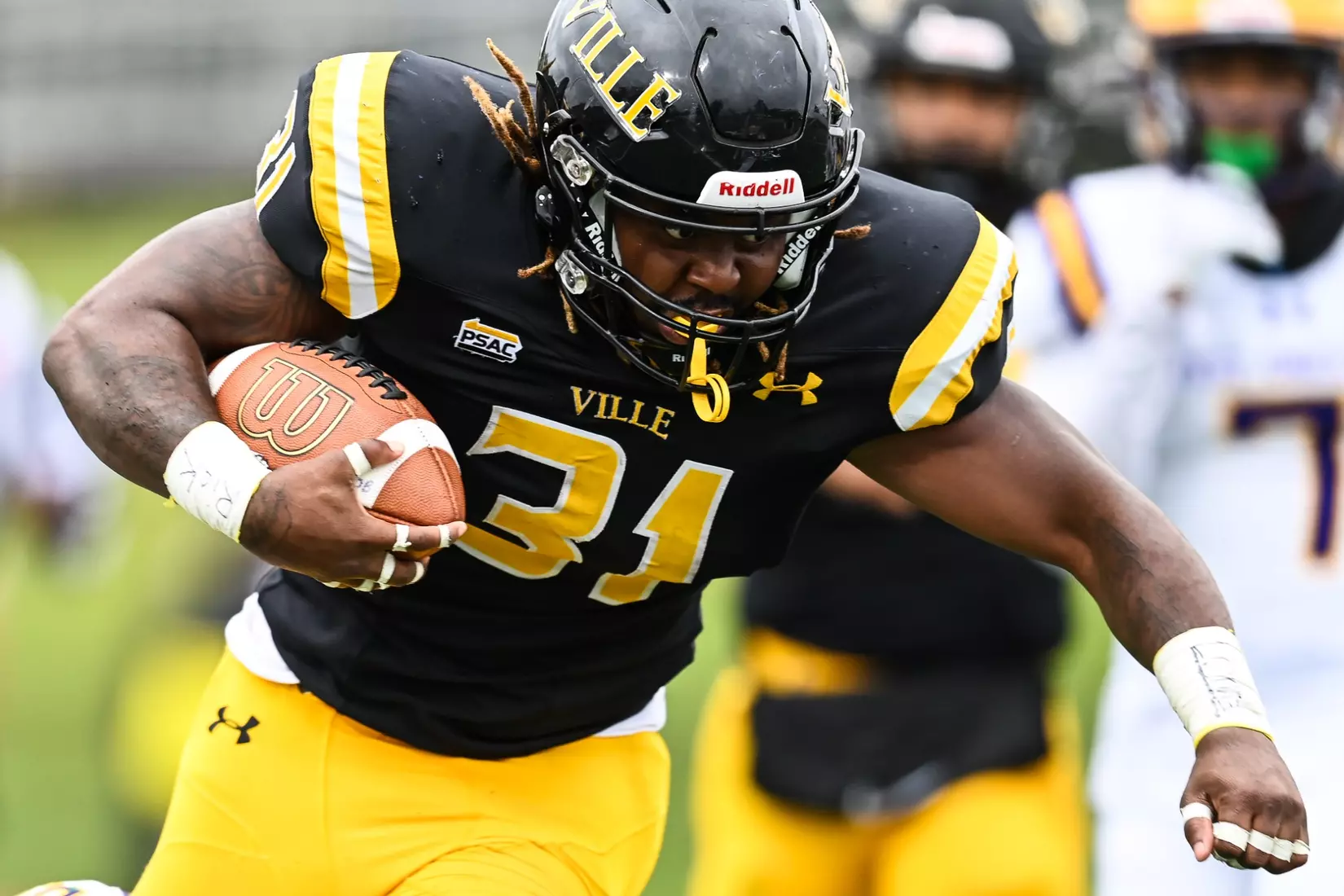 Millersville vs. West Chester in PSAC football action at Biemesderfer Stadium in Millersville on Saturday, September 23, 2023. Mark Palczewski/Millersville Athletics.