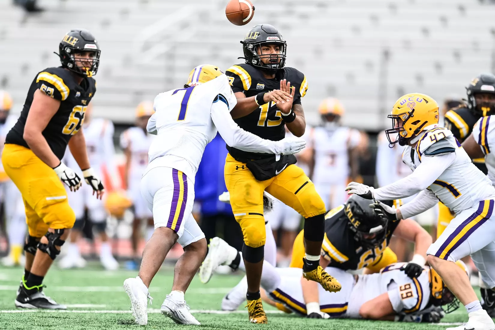 Millersville vs. West Chester in PSAC football action at Biemesderfer Stadium in Millersville on Saturday, September 23, 2023. Mark Palczewski/Millersville Athletics.