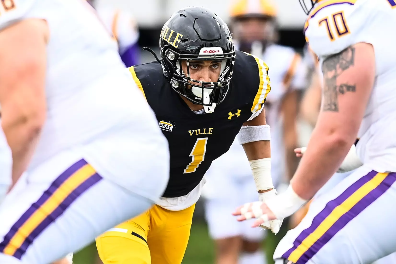 Millersville vs. West Chester in PSAC football action at Biemesderfer Stadium in Millersville on Saturday, September 23, 2023. Mark Palczewski/Millersville Athletics.