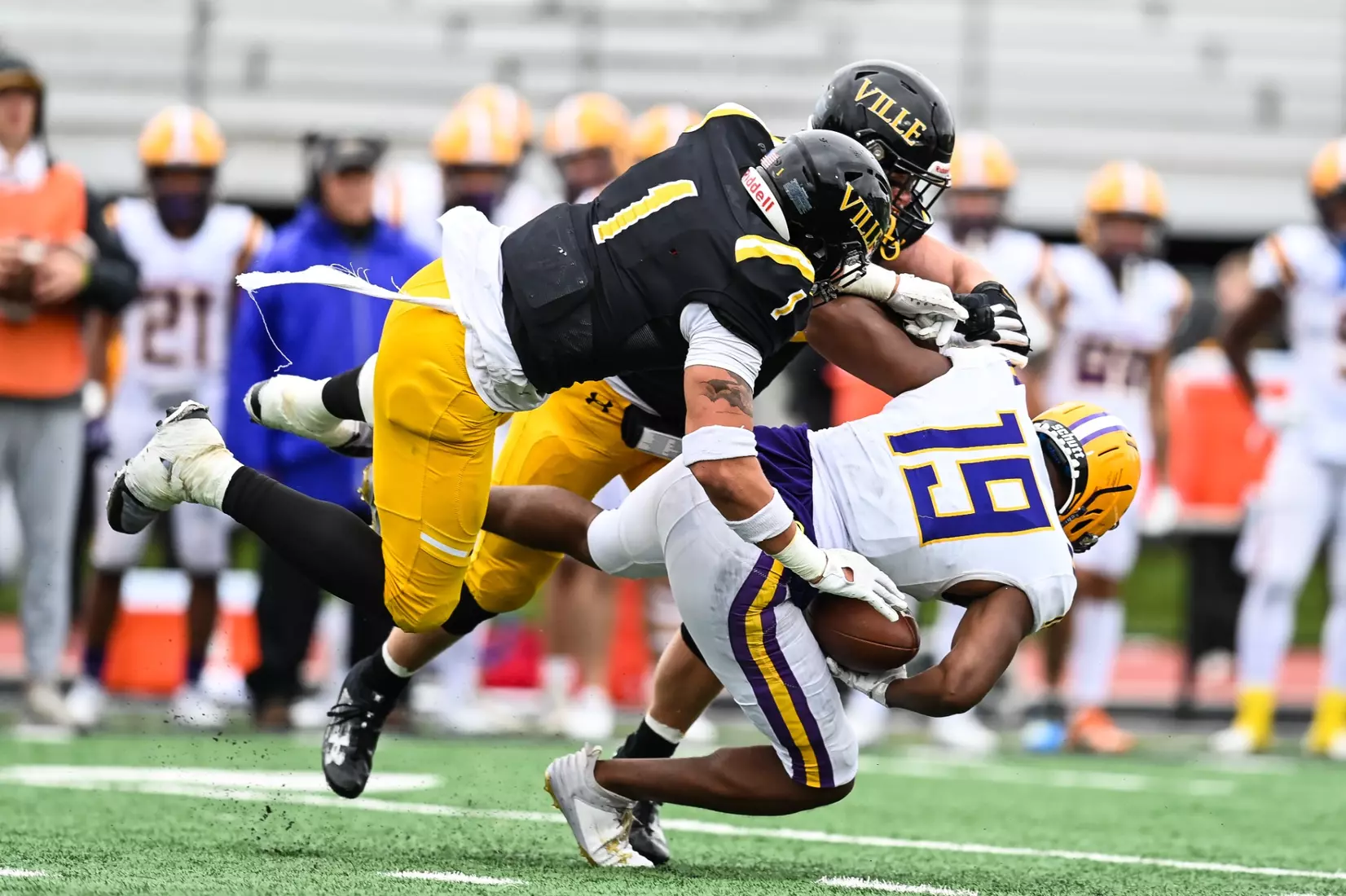 Millersville vs. West Chester in PSAC football action at Biemesderfer Stadium in Millersville on Saturday, September 23, 2023. Mark Palczewski/Millersville Athletics.