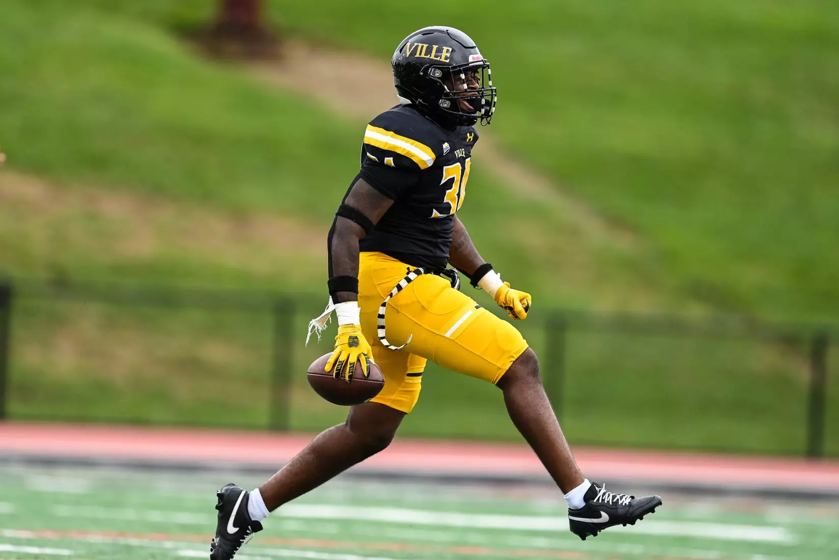 Millersville vs. West Chester in PSAC football action at Biemesderfer Stadium in Millersville on Saturday, September 23, 2023. Mark Palczewski/Millersville Athletics.