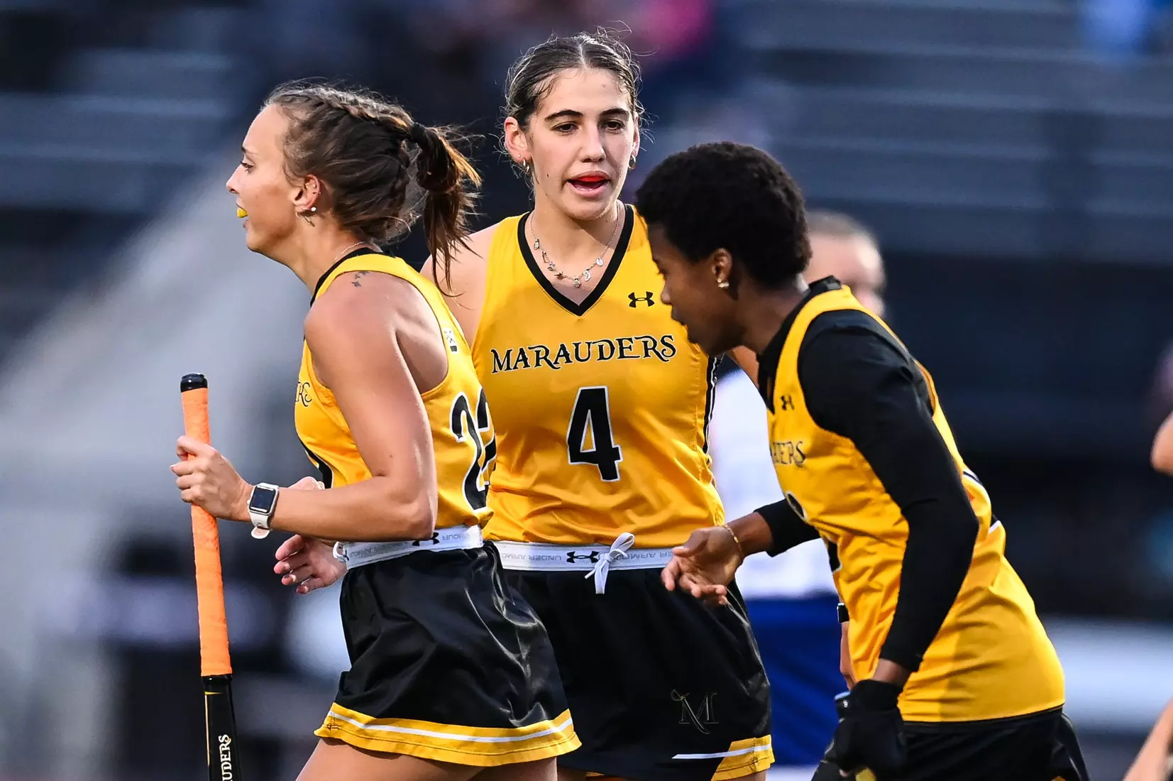 Millersville vs. Mercy in PSAC field hockey action at Biemesderfer Stadium in Millersville on Thursday, September 28, 2023. Mark Palczewski/Millersville Athletics.