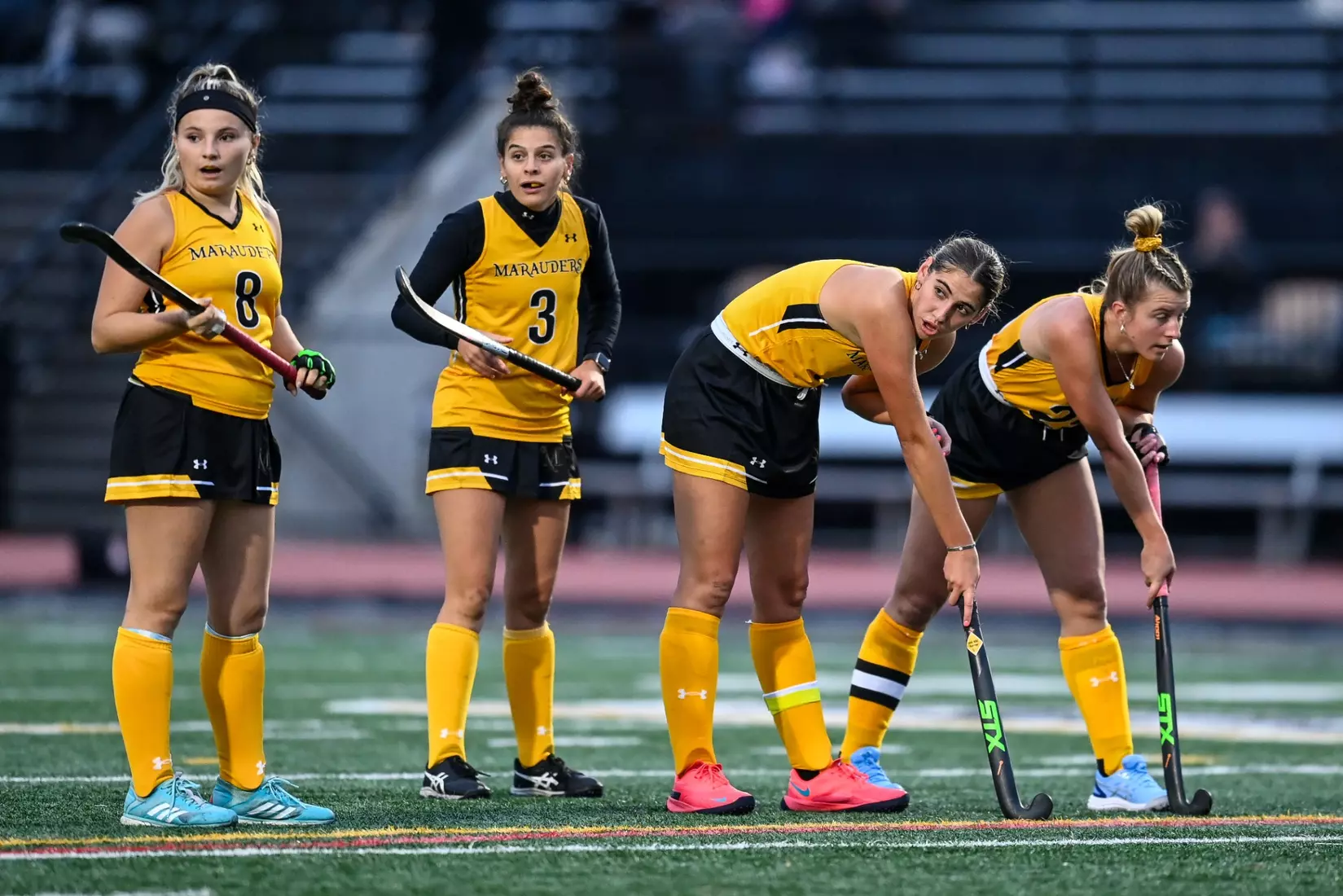 Millersville vs. Mercy in PSAC field hockey action at Biemesderfer Stadium in Millersville on Thursday, September 28, 2023. Mark Palczewski/Millersville Athletics.