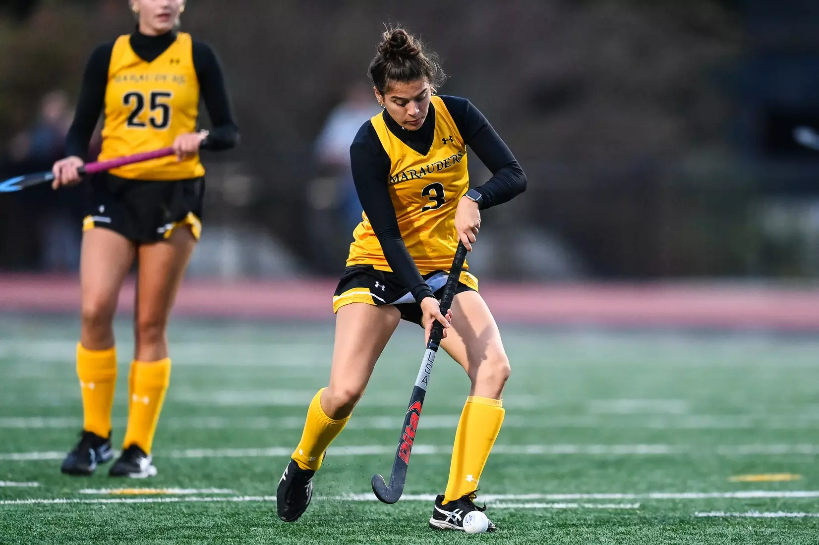 Millersville vs. Mercy in PSAC field hockey action at Biemesderfer Stadium in Millersville on Thursday, September 28, 2023. Mark Palczewski/Millersville Athletics.