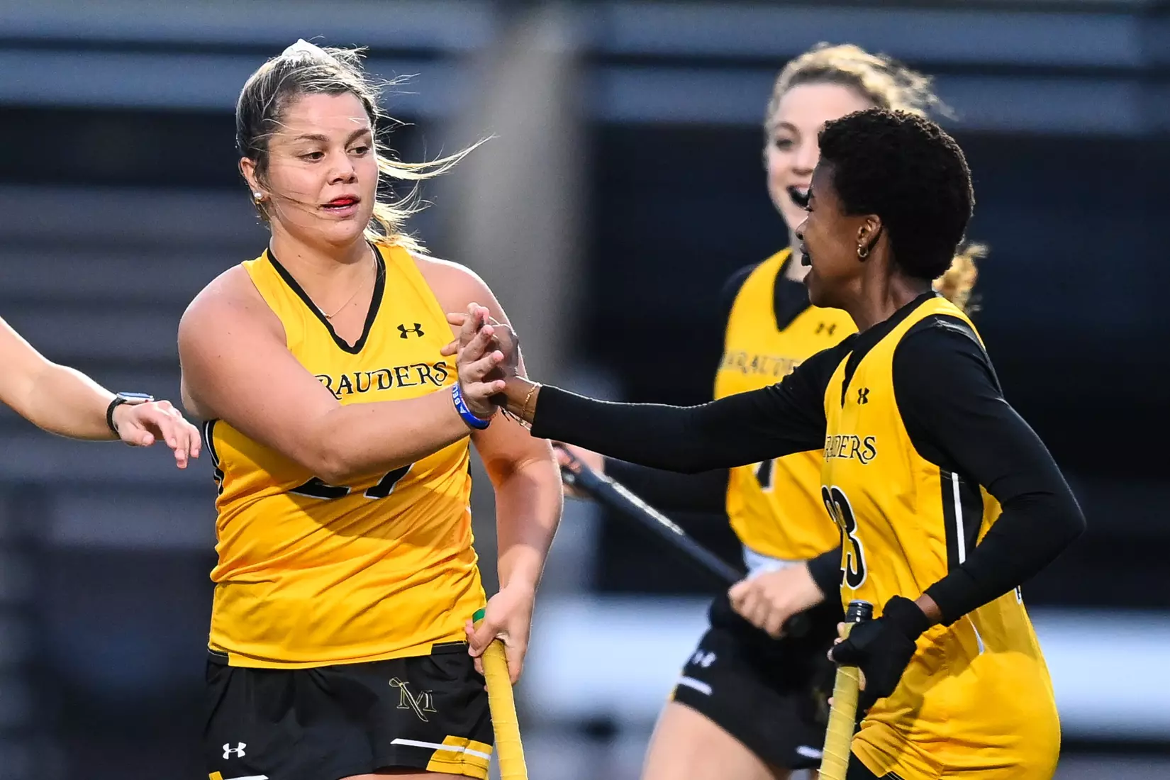 Millersville vs. Mercy in PSAC field hockey action at Biemesderfer Stadium in Millersville on Thursday, September 28, 2023. Mark Palczewski/Millersville Athletics.