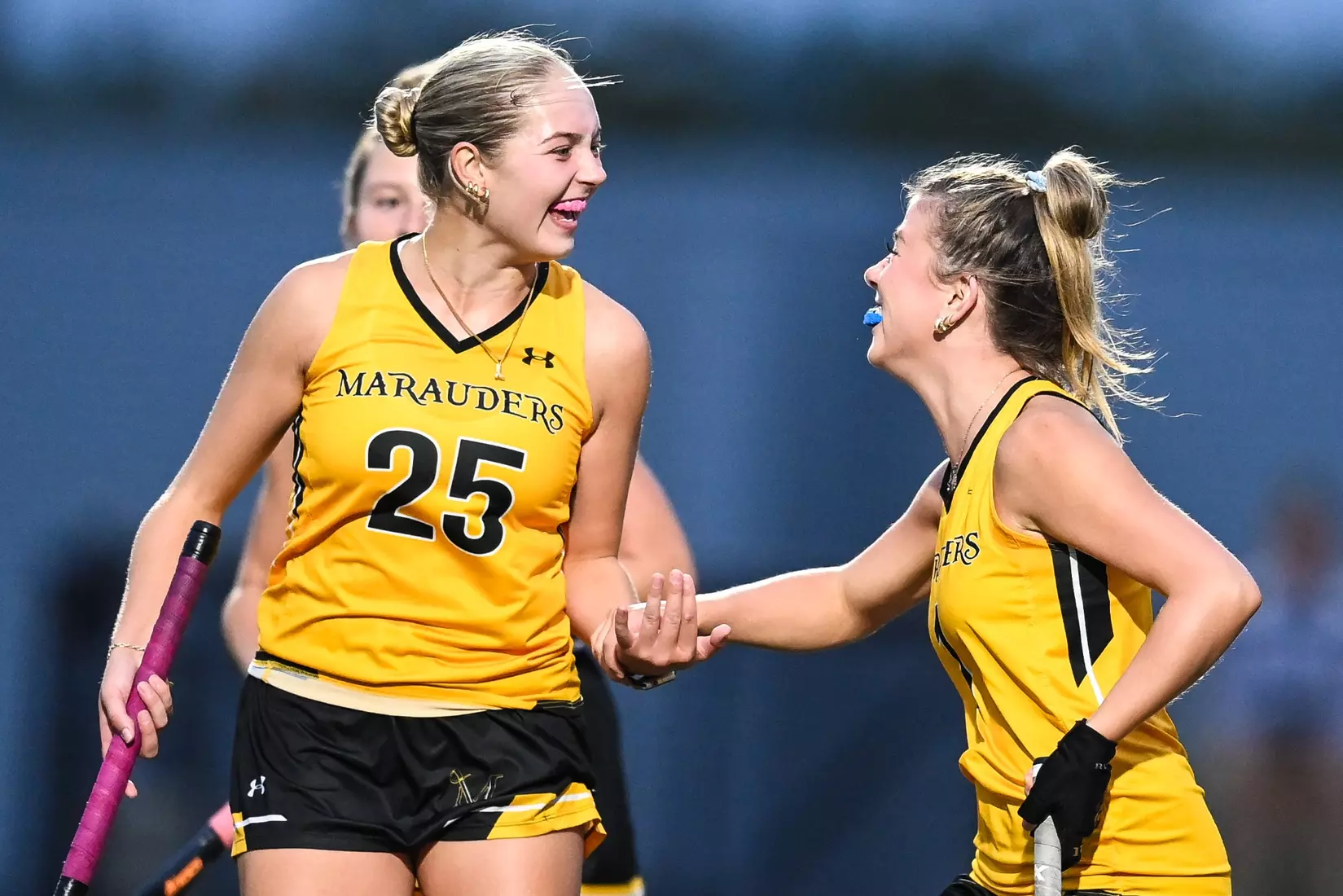 Millersville vs. Mercy in PSAC field hockey action at Biemesderfer Stadium in Millersville on Thursday, September 28, 2023. Mark Palczewski/Millersville Athletics.