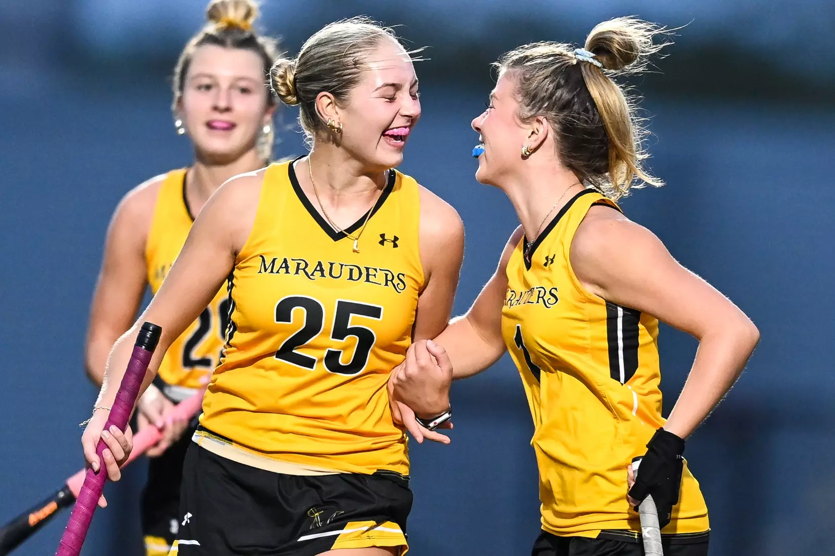 Millersville vs. Mercy in PSAC field hockey action at Biemesderfer Stadium in Millersville on Thursday, September 28, 2023. Mark Palczewski/Millersville Athletics.