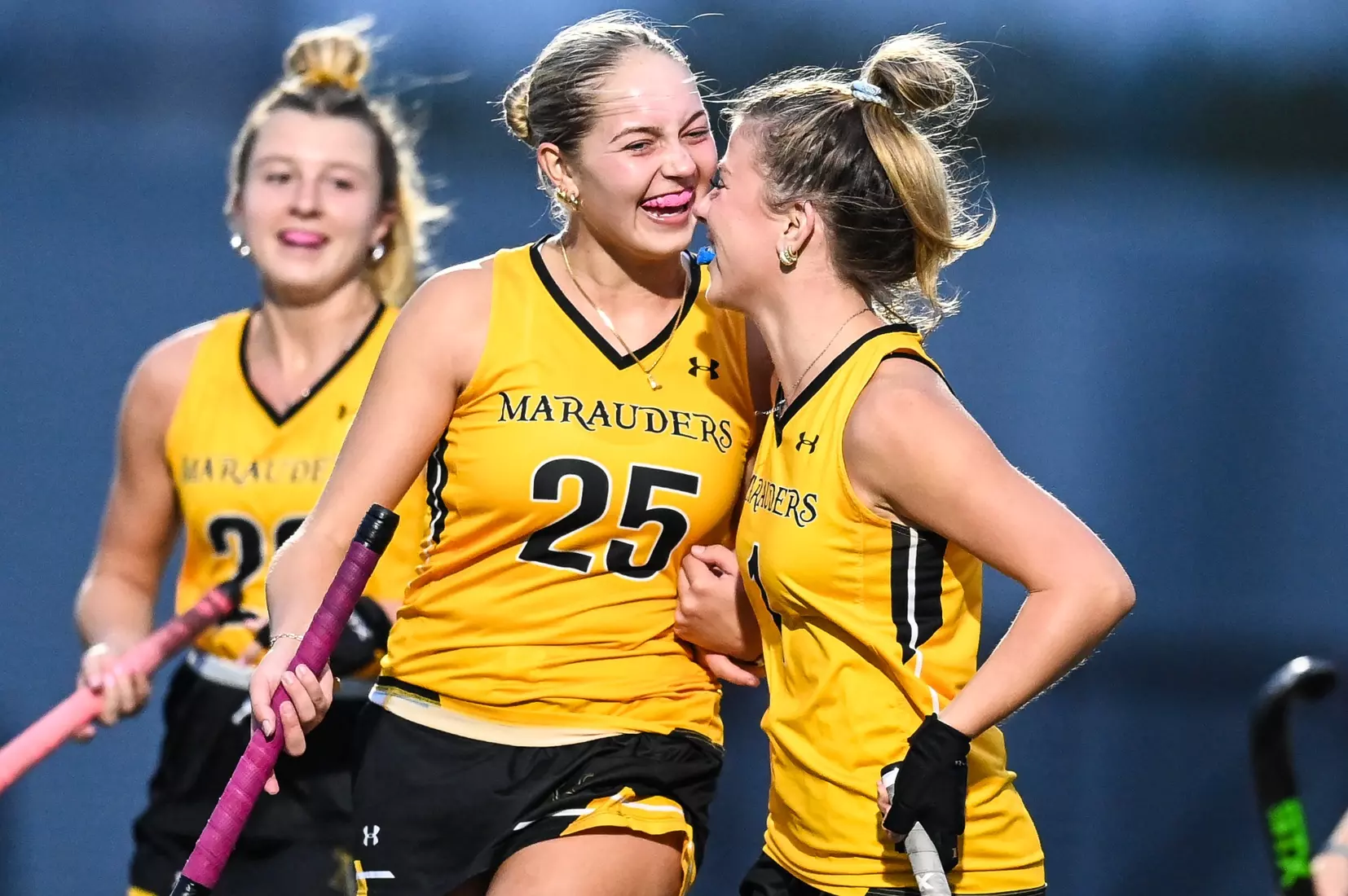 Millersville vs. Mercy in PSAC field hockey action at Biemesderfer Stadium in Millersville on Thursday, September 28, 2023. Mark Palczewski/Millersville Athletics.