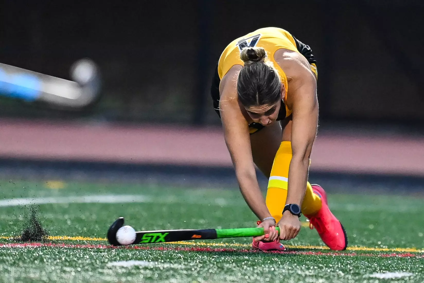 Millersville vs. Mercy in PSAC field hockey action at Biemesderfer Stadium in Millersville on Thursday, September 28, 2023. Mark Palczewski/Millersville Athletics.