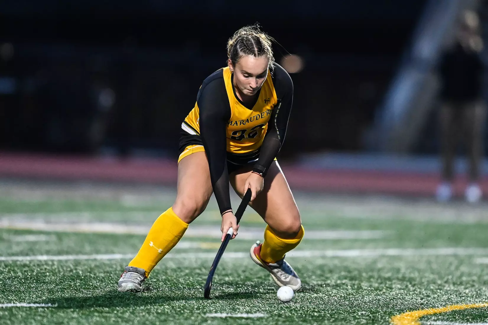 Millersville vs. Mercy in PSAC field hockey action at Biemesderfer Stadium in Millersville on Thursday, September 28, 2023. Mark Palczewski/Millersville Athletics.