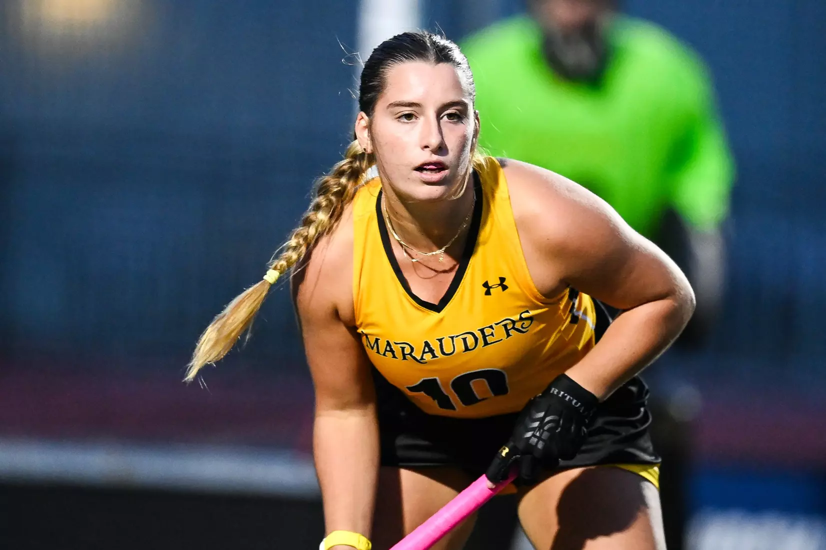 Millersville vs. Mercy in PSAC field hockey action at Biemesderfer Stadium in Millersville on Thursday, September 28, 2023. Mark Palczewski/Millersville Athletics.
