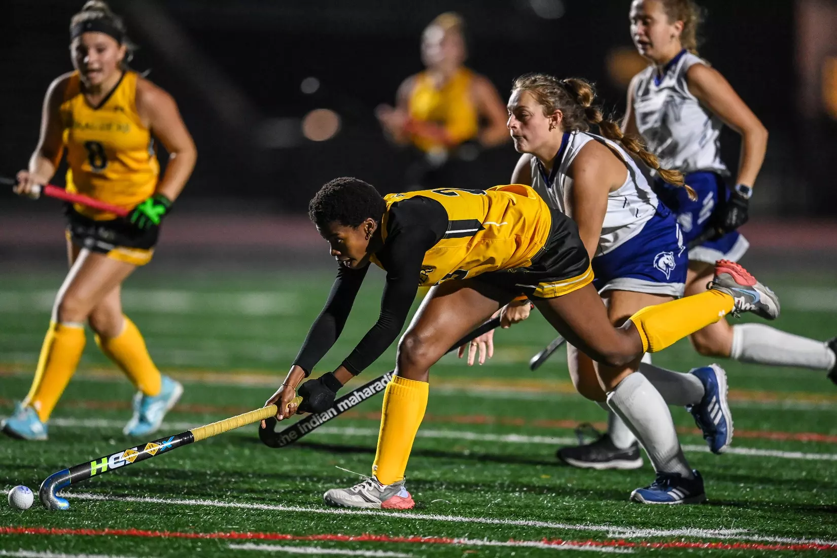 Millersville vs. Mercy in PSAC field hockey action at Biemesderfer Stadium in Millersville on Thursday, September 28, 2023. Mark Palczewski/Millersville Athletics.