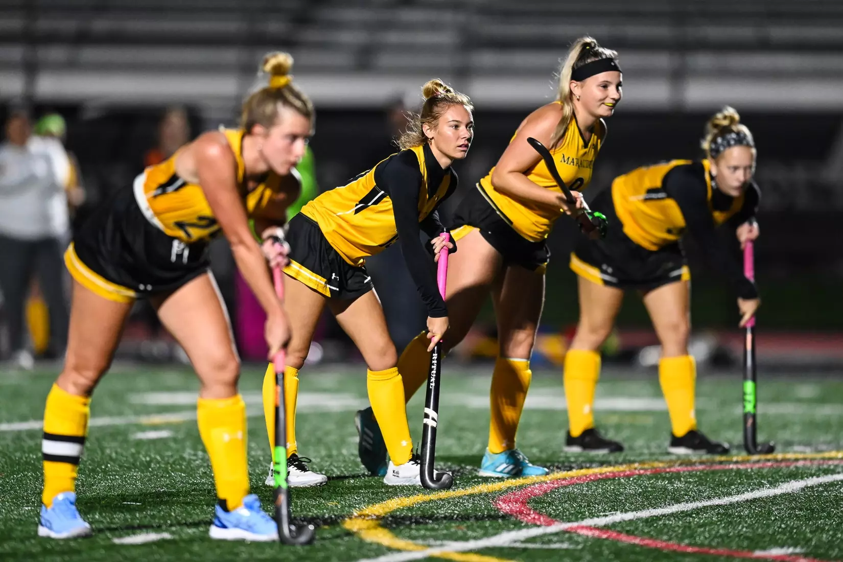 Millersville vs. Mercy in PSAC field hockey action at Biemesderfer Stadium in Millersville on Thursday, September 28, 2023. Mark Palczewski/Millersville Athletics.