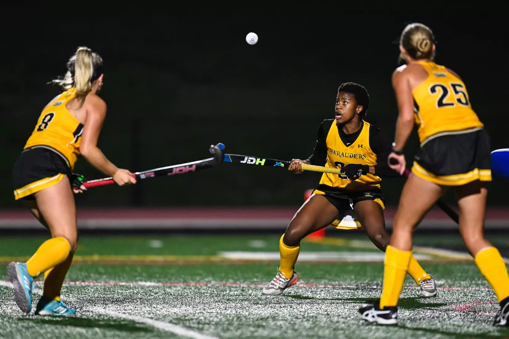 Millersville vs. Mercy in PSAC field hockey action at Biemesderfer Stadium in Millersville on Thursday, September 28, 2023. Mark Palczewski/Millersville Athletics.