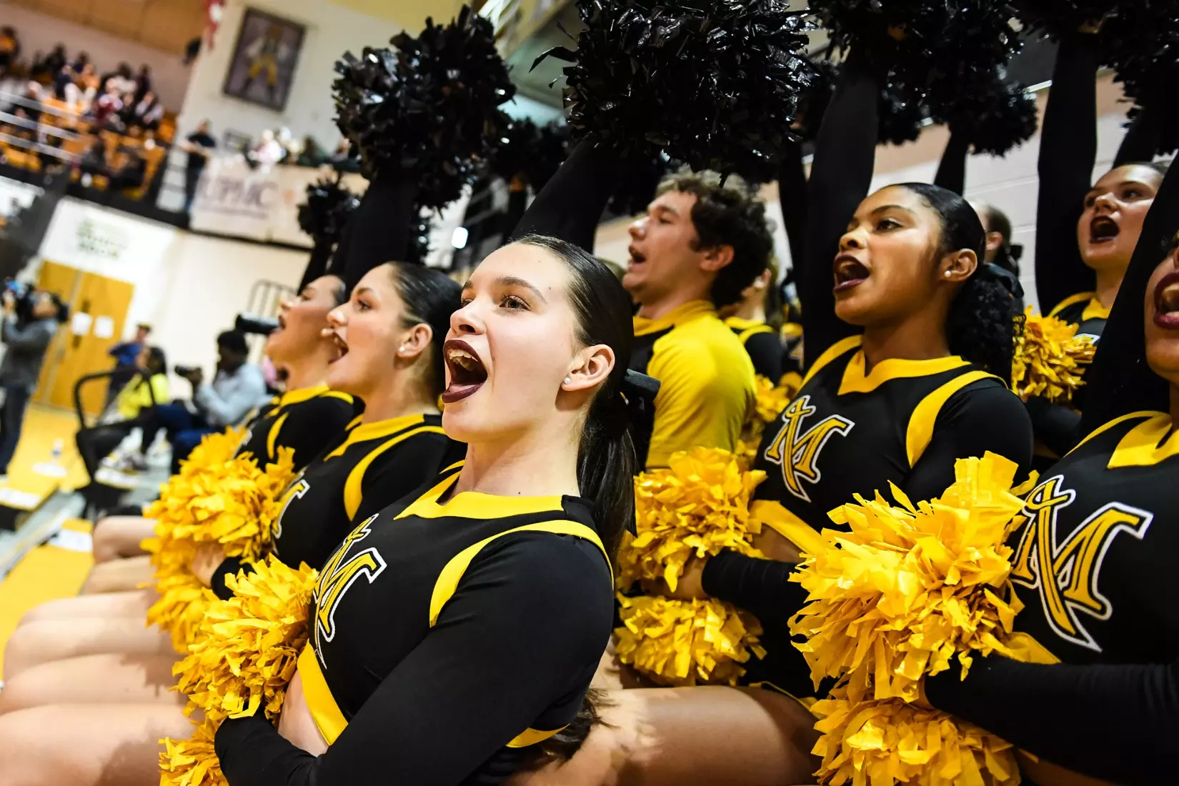 Millersville vs. East Stroudsburg basketball action on Senior Day at Pucillo Gymnasium in Millersville on Saturday, February 24, 2024. Mark Palczewski/Millersville Athletics.